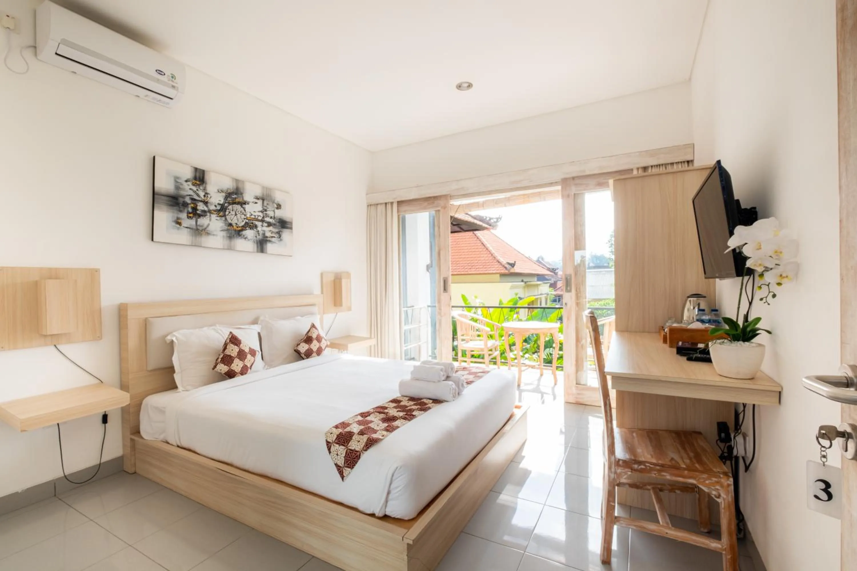 TV and multimedia, Bed in Suweta Homestay with Private Pool by Supala