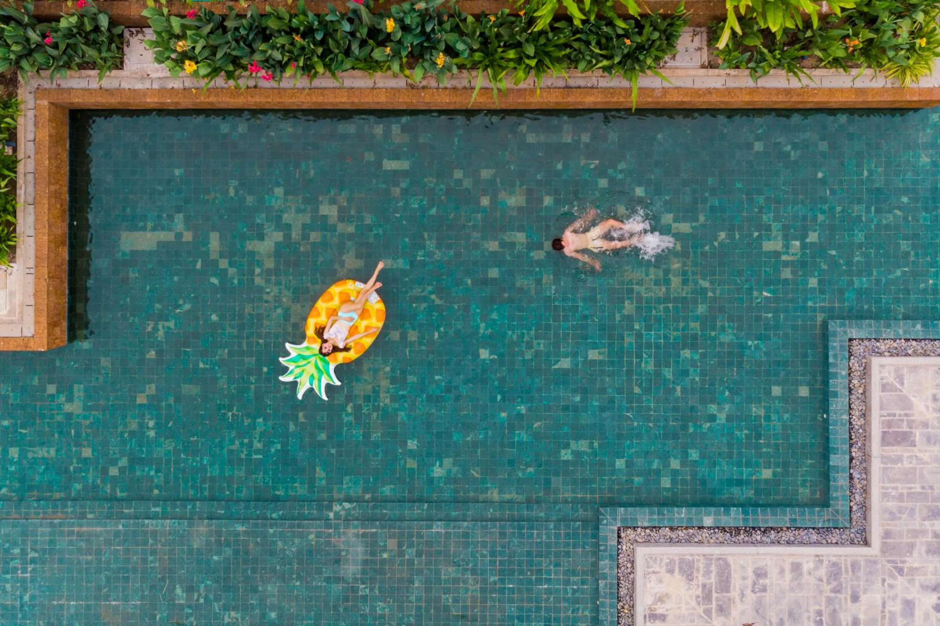 Bird's eye view in Angkor Green Gardens by Dara