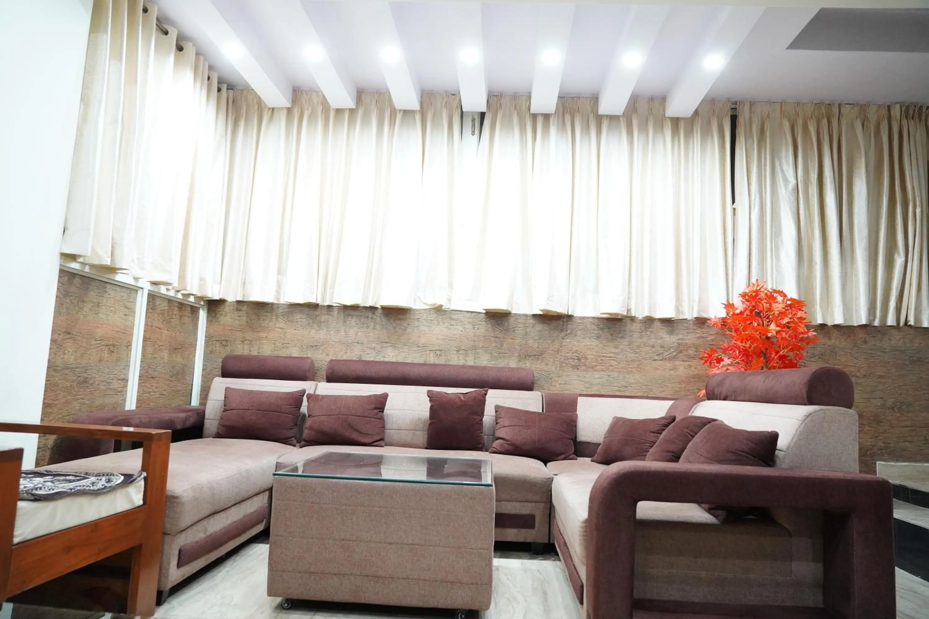 Seating area in Classia Suites