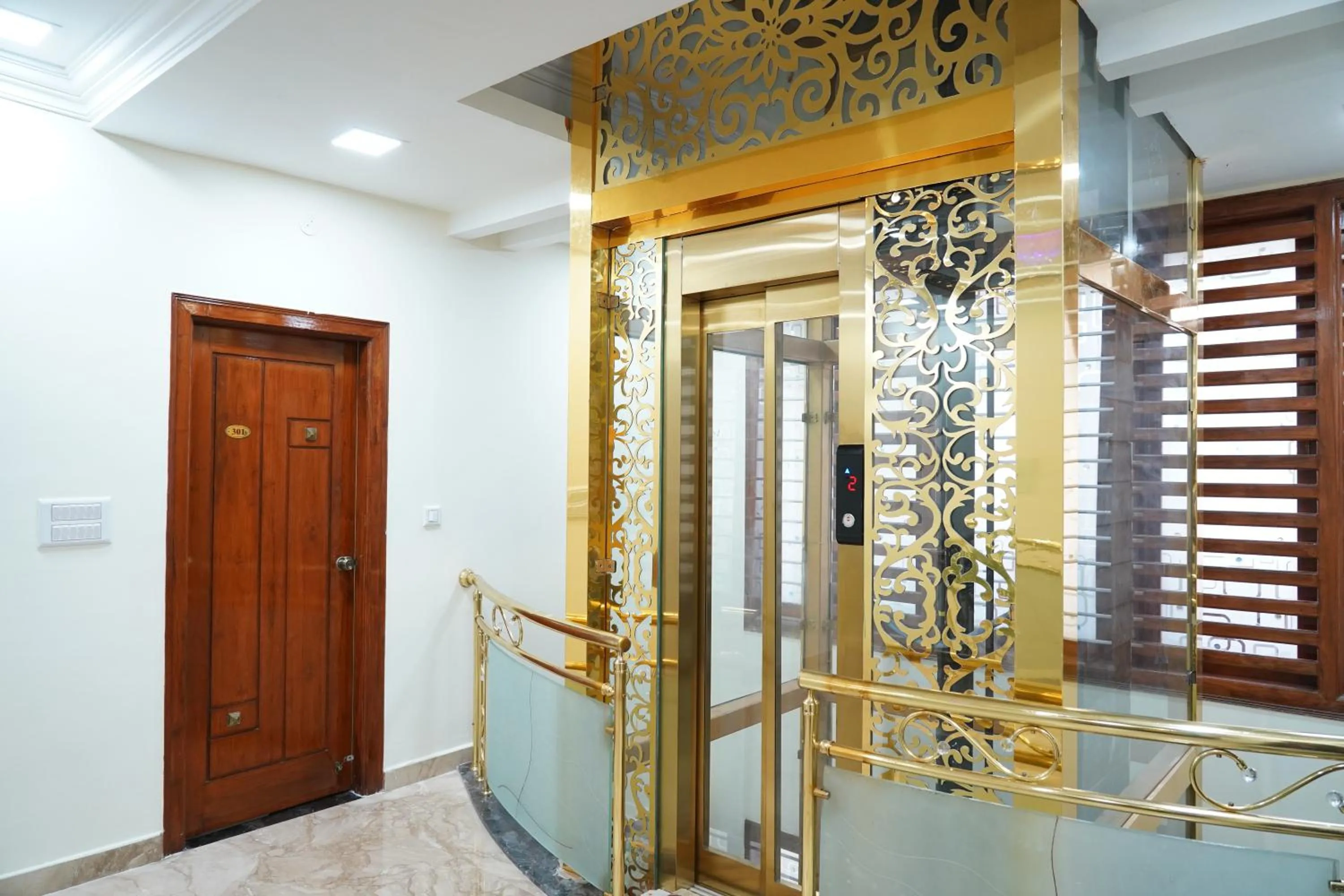 elevator in Classia Suites