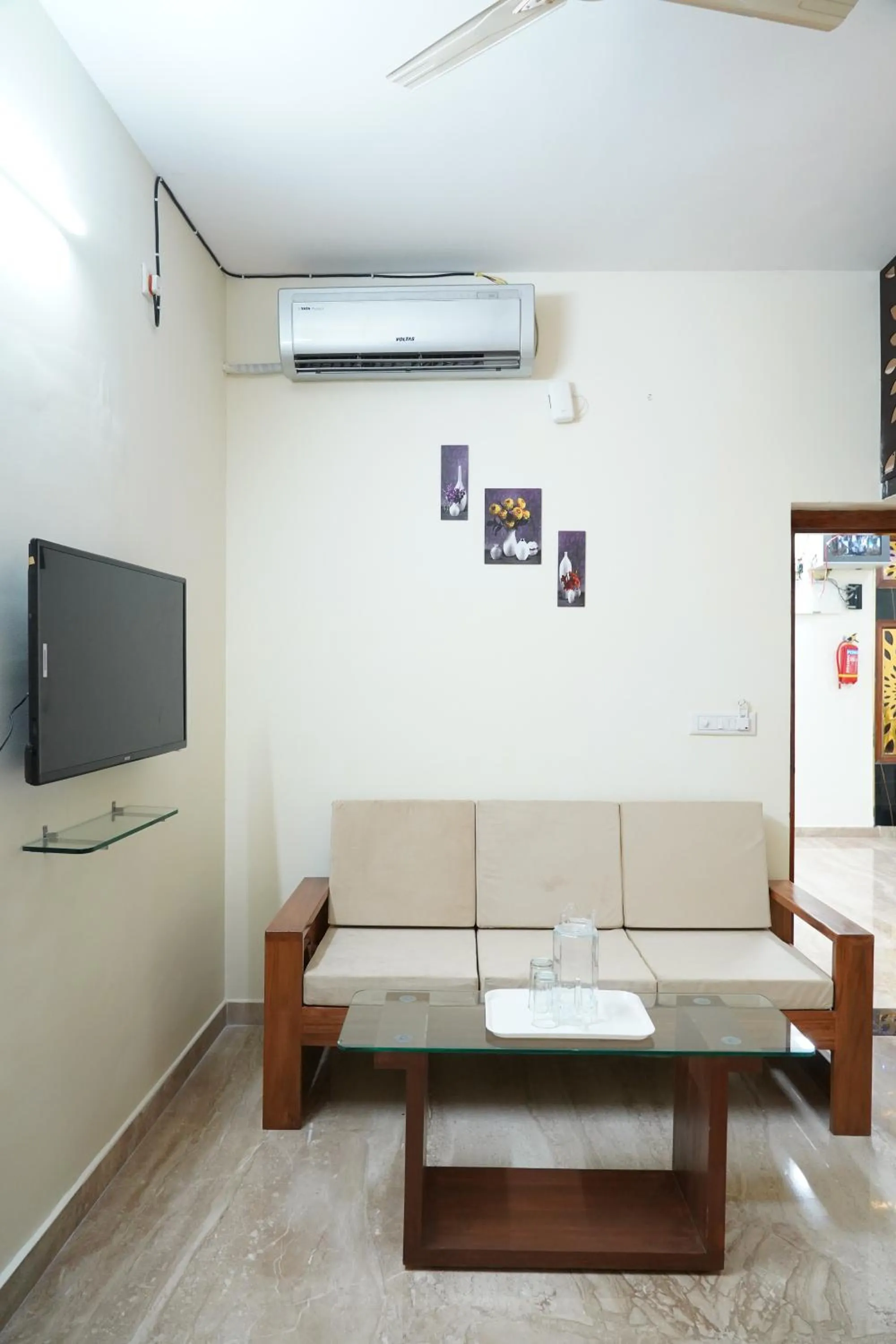 Seating area in Classia Suites