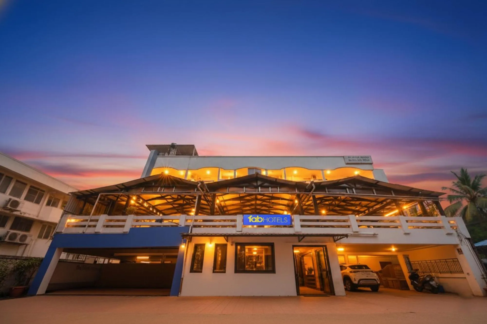 Facade/entrance in FabHotel A&M - Nr LV Prasad Institute, Banjara Hills