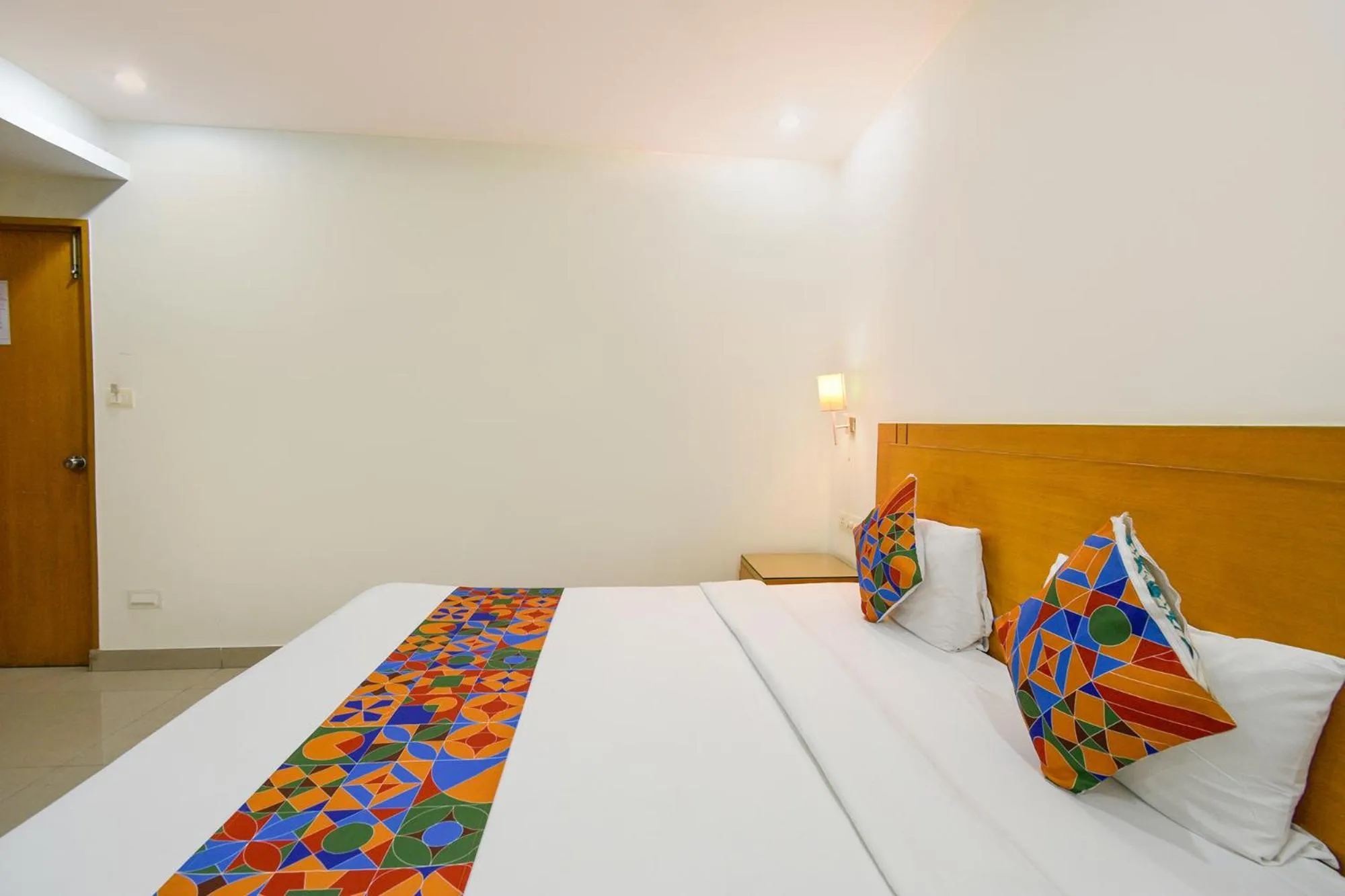 Bed in FabHotel A&M - Nr LV Prasad Institute, Banjara Hills