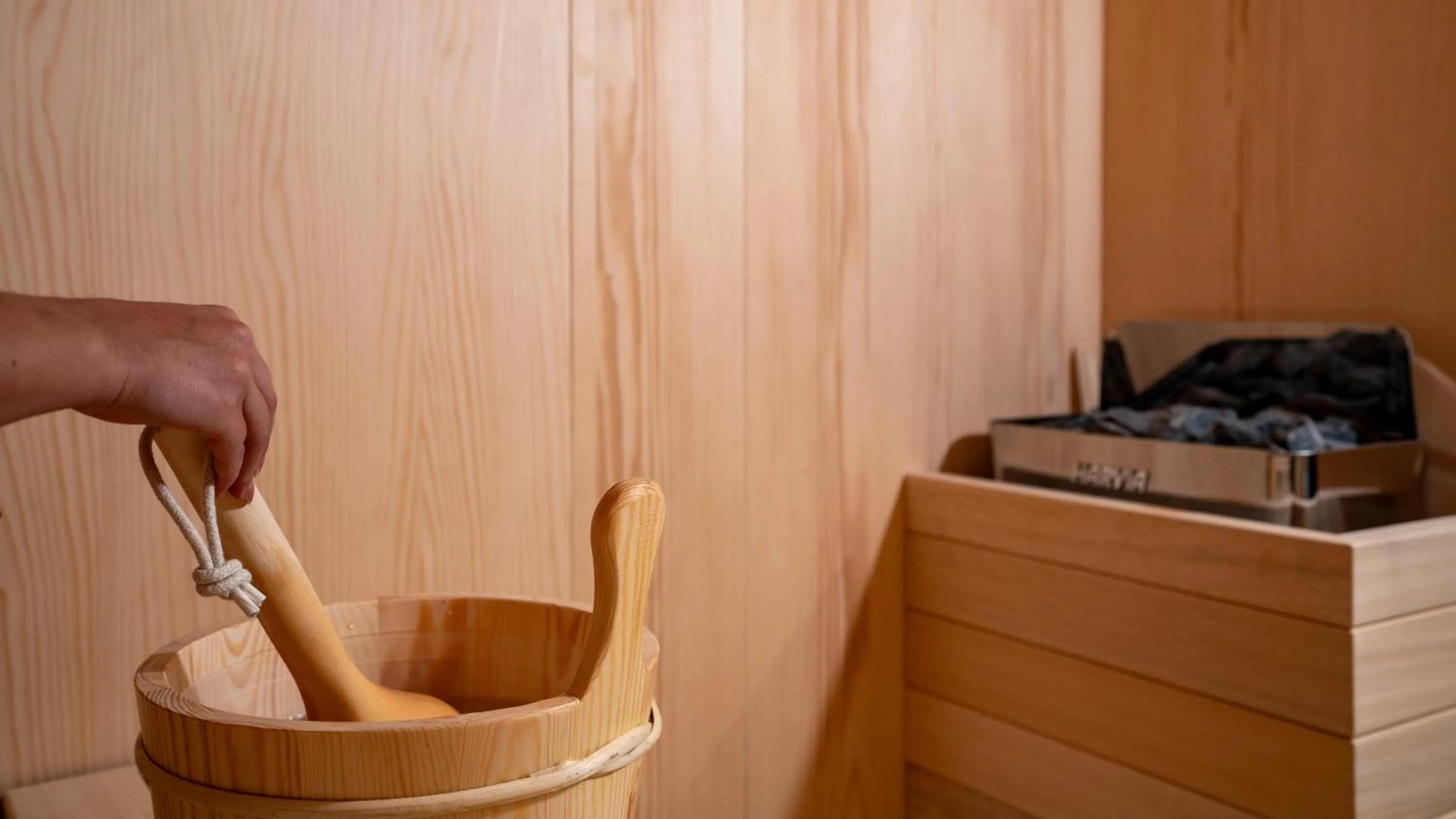 Sauna in Villa Balis Crema Verona Hills