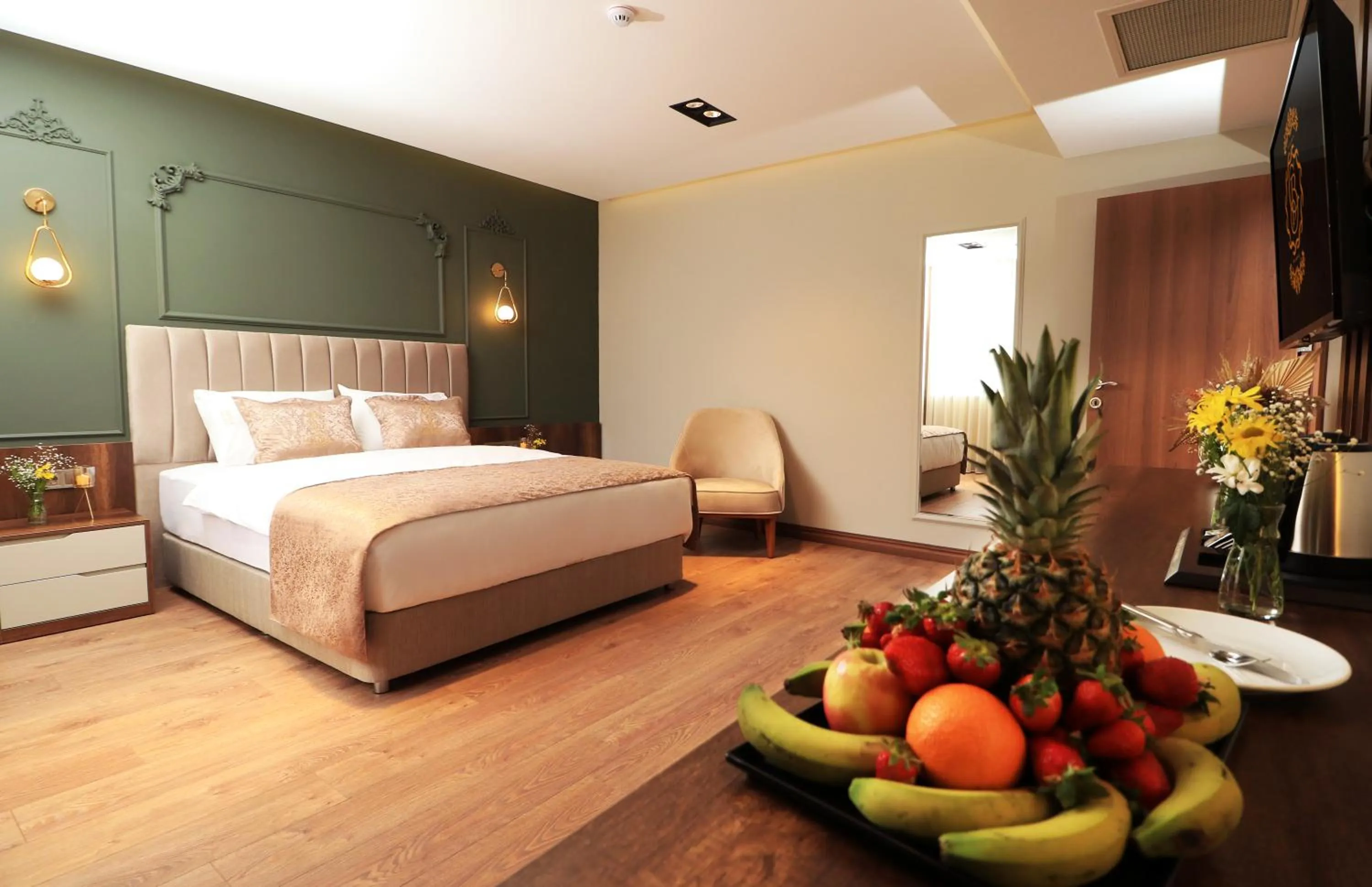 Bed in Bayrak Grand Hotel