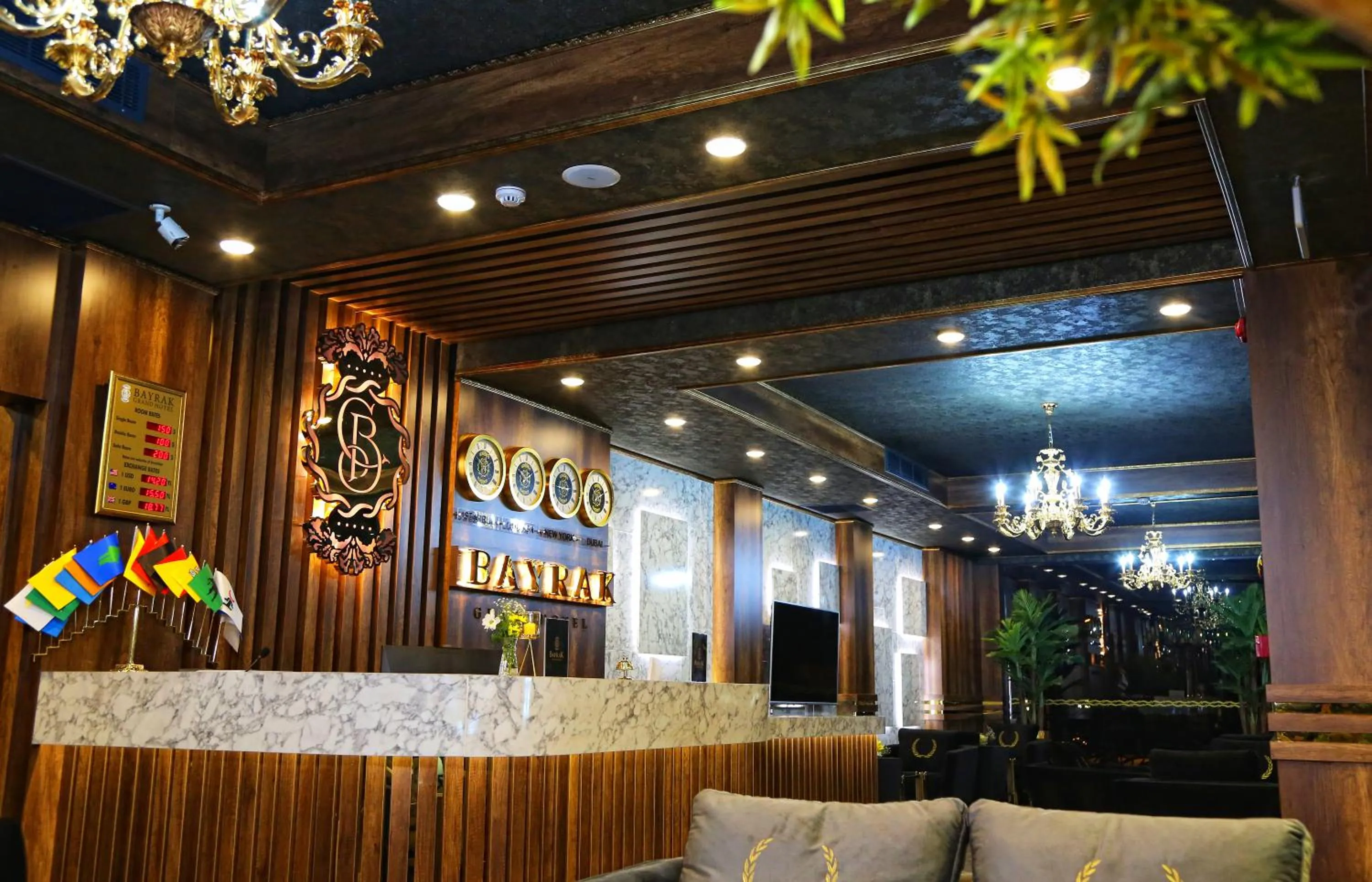 Lobby or reception in Bayrak Grand Hotel