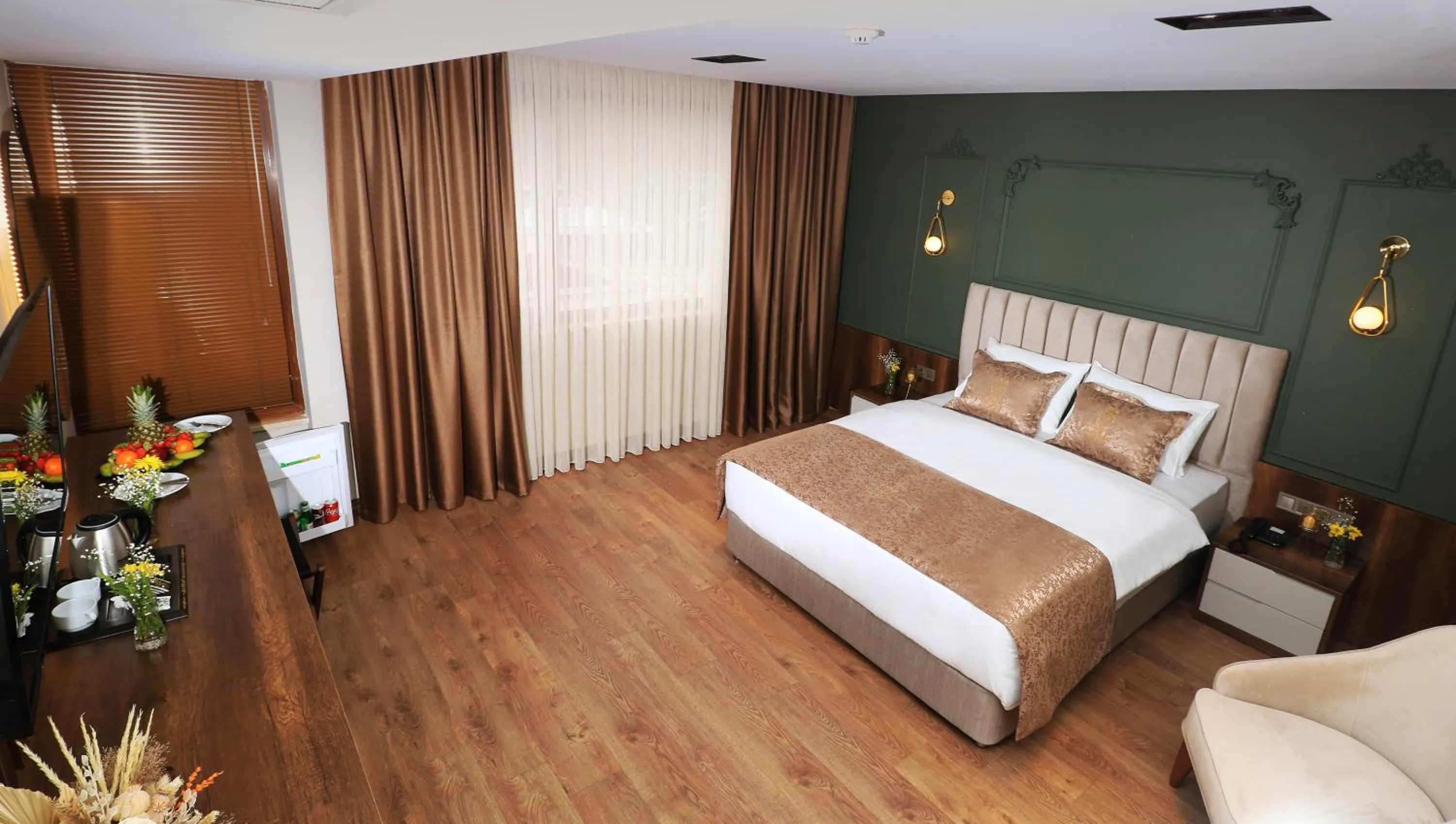 Bed in Bayrak Grand Hotel