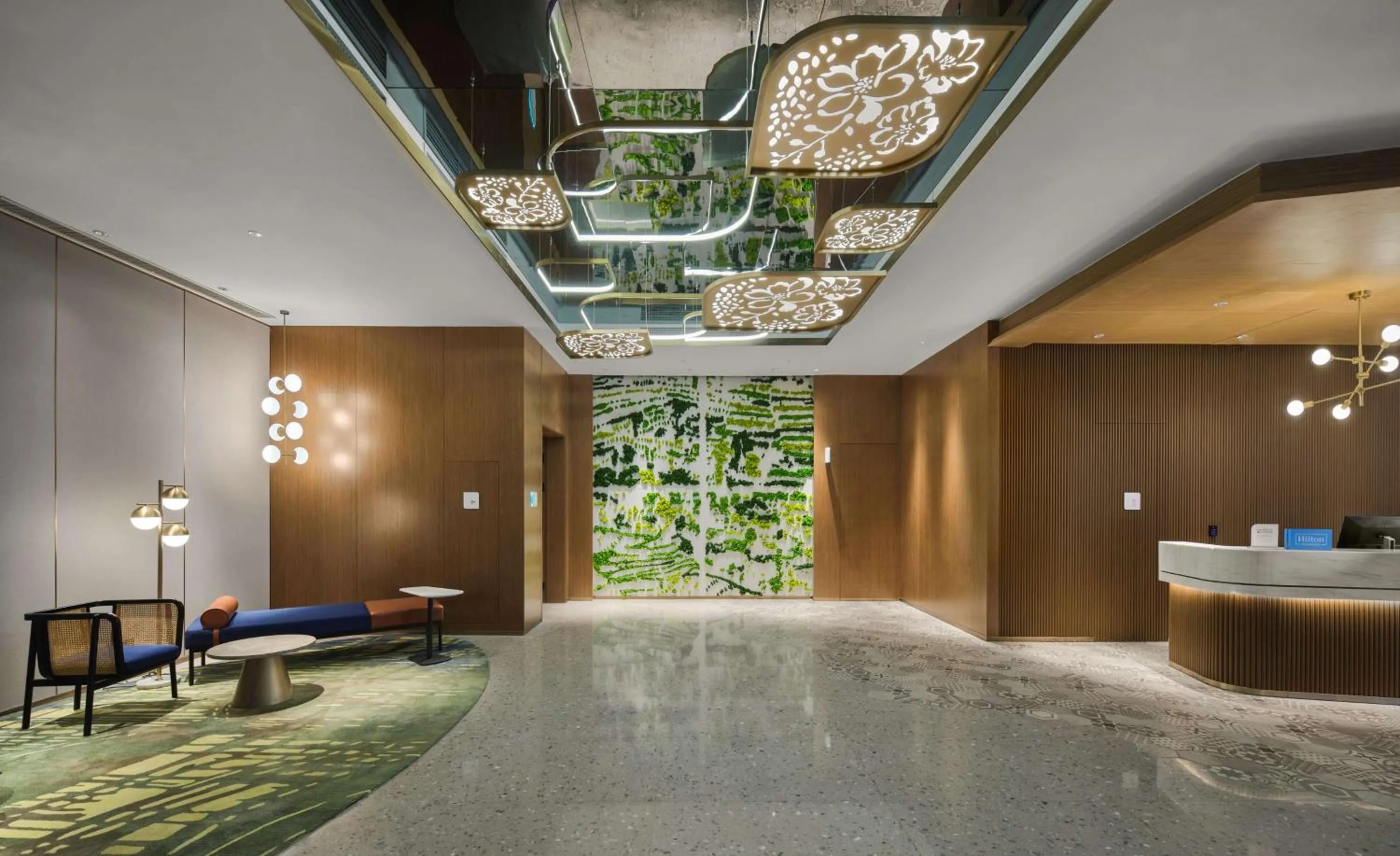 Lobby or reception in Hilton Garden Inn Jincheng Gushuyuan