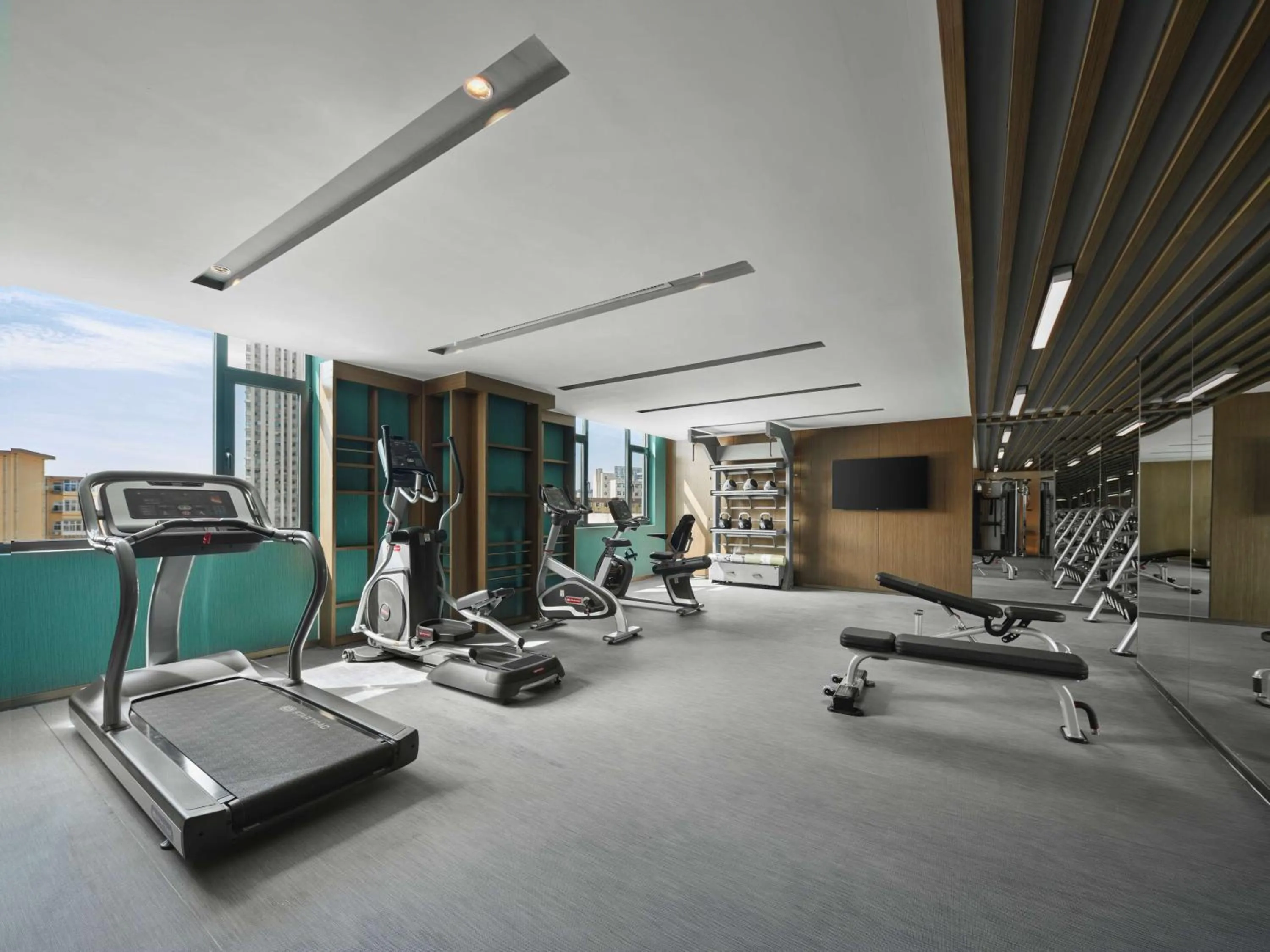 Fitness centre/facilities in Hilton Garden Inn Jincheng Gushuyuan