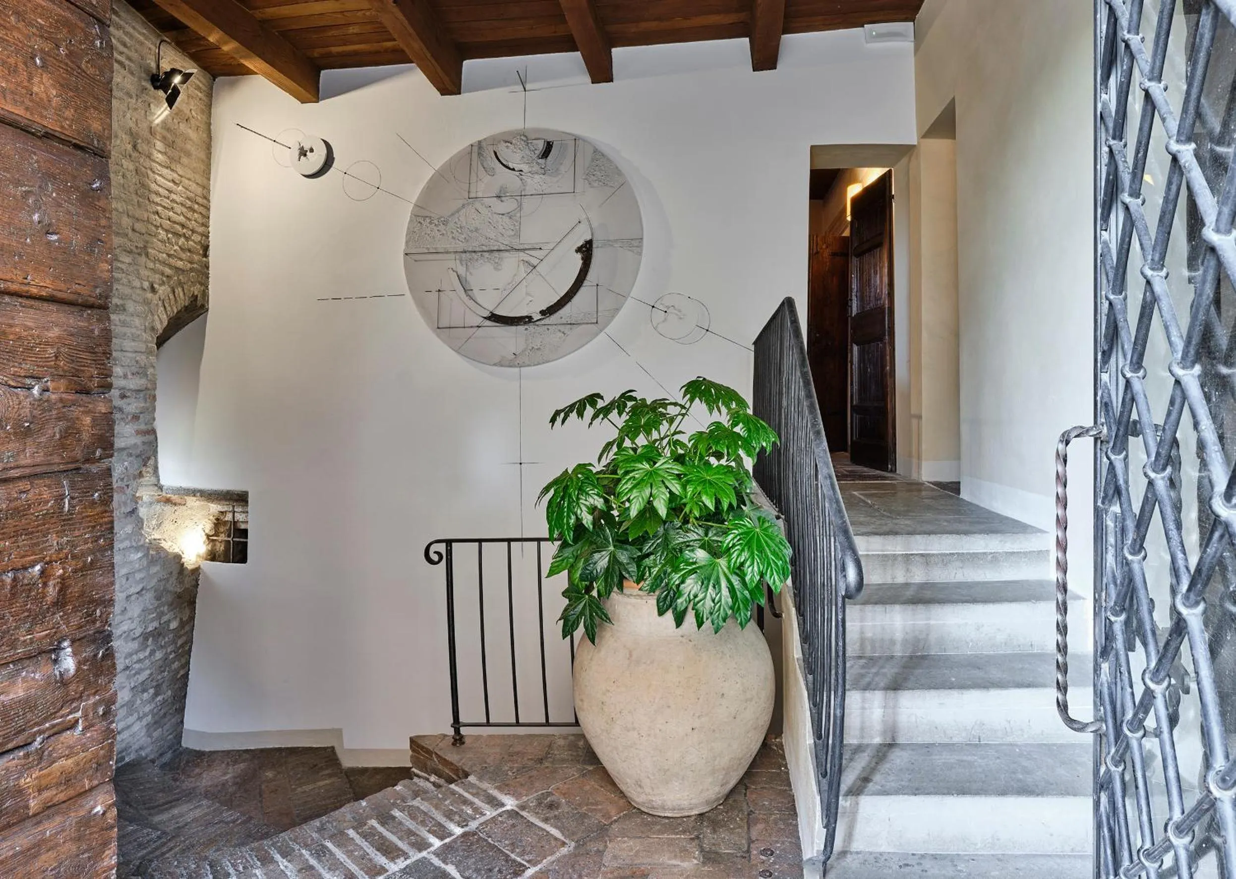 Patio in Palazzo Viviani - Castello di Montegridolfo
