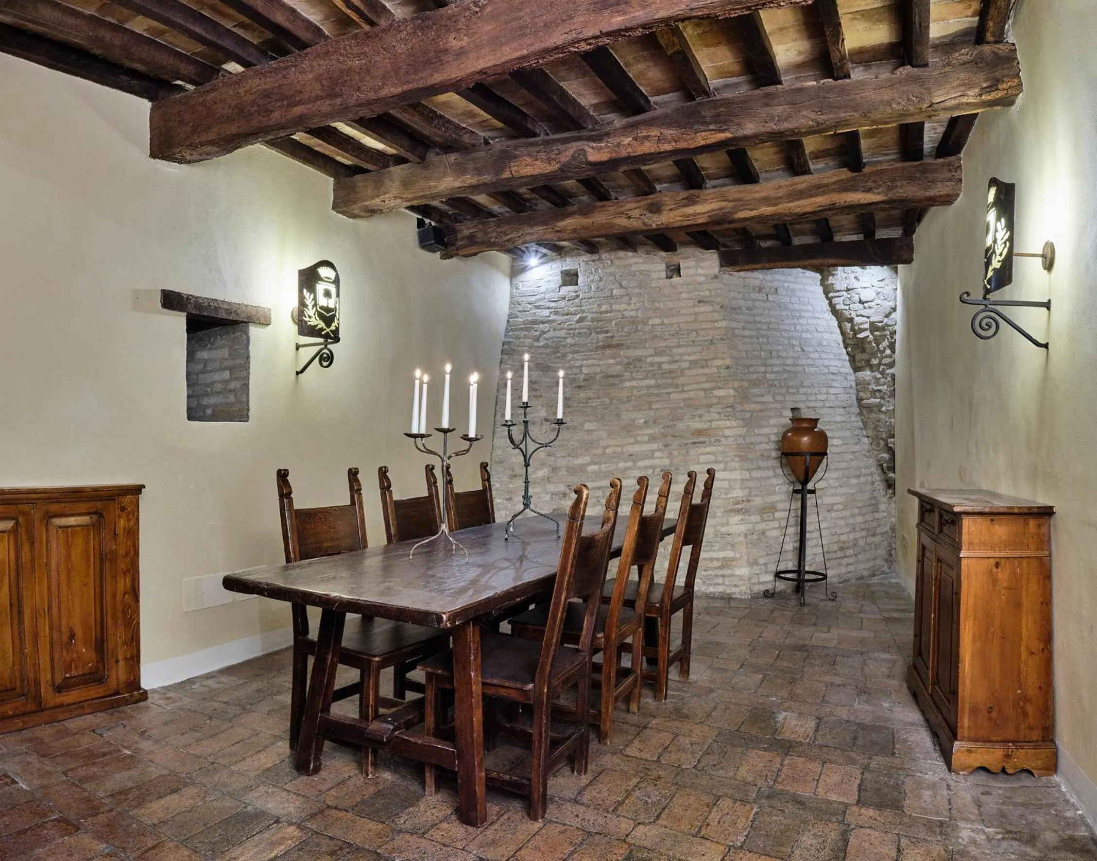 Lounge or bar in Palazzo Viviani - Castello di Montegridolfo