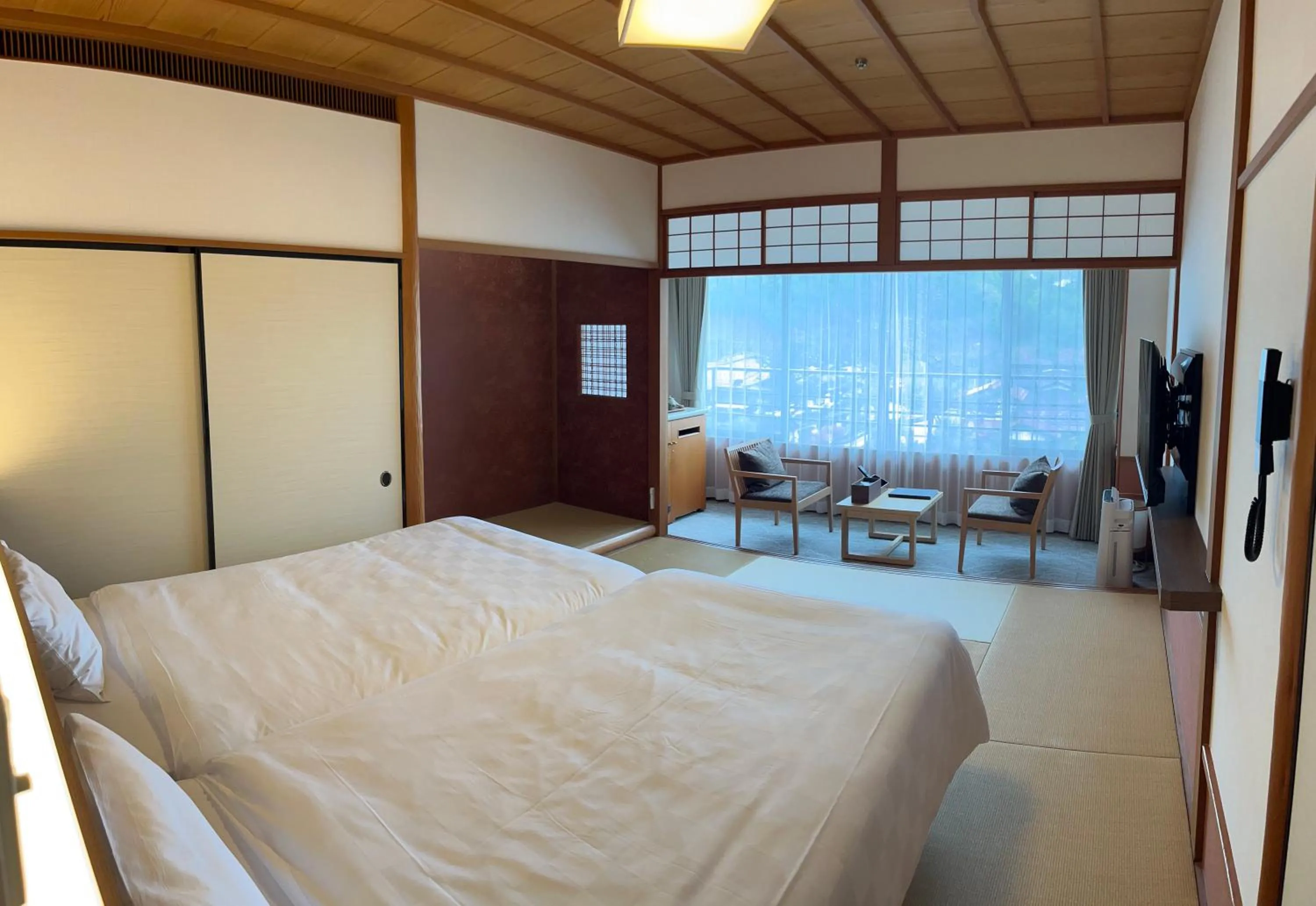Bed in Manten no Tsujinoya