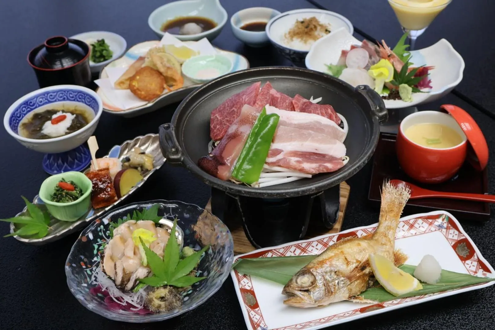 Dinner in Manten no Tsujinoya