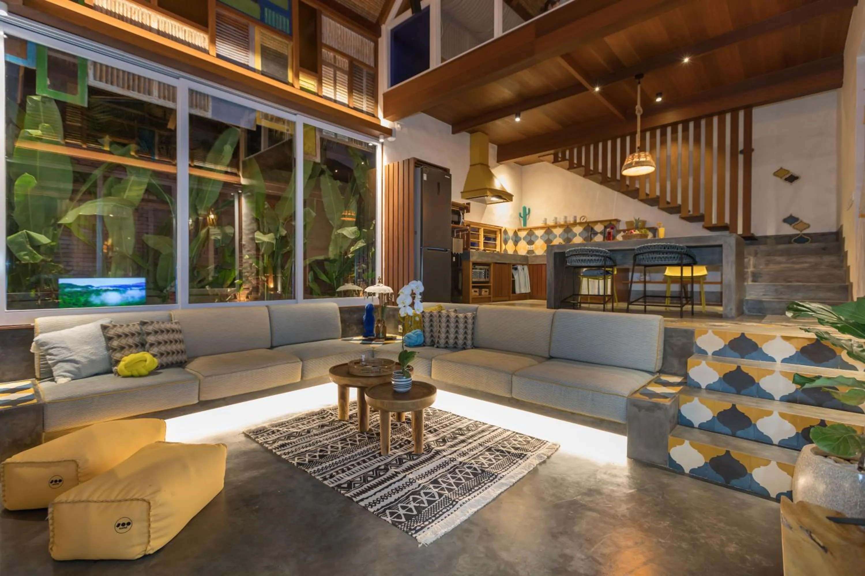 Living room in Arkana Village Canggu by Nagisa Bali