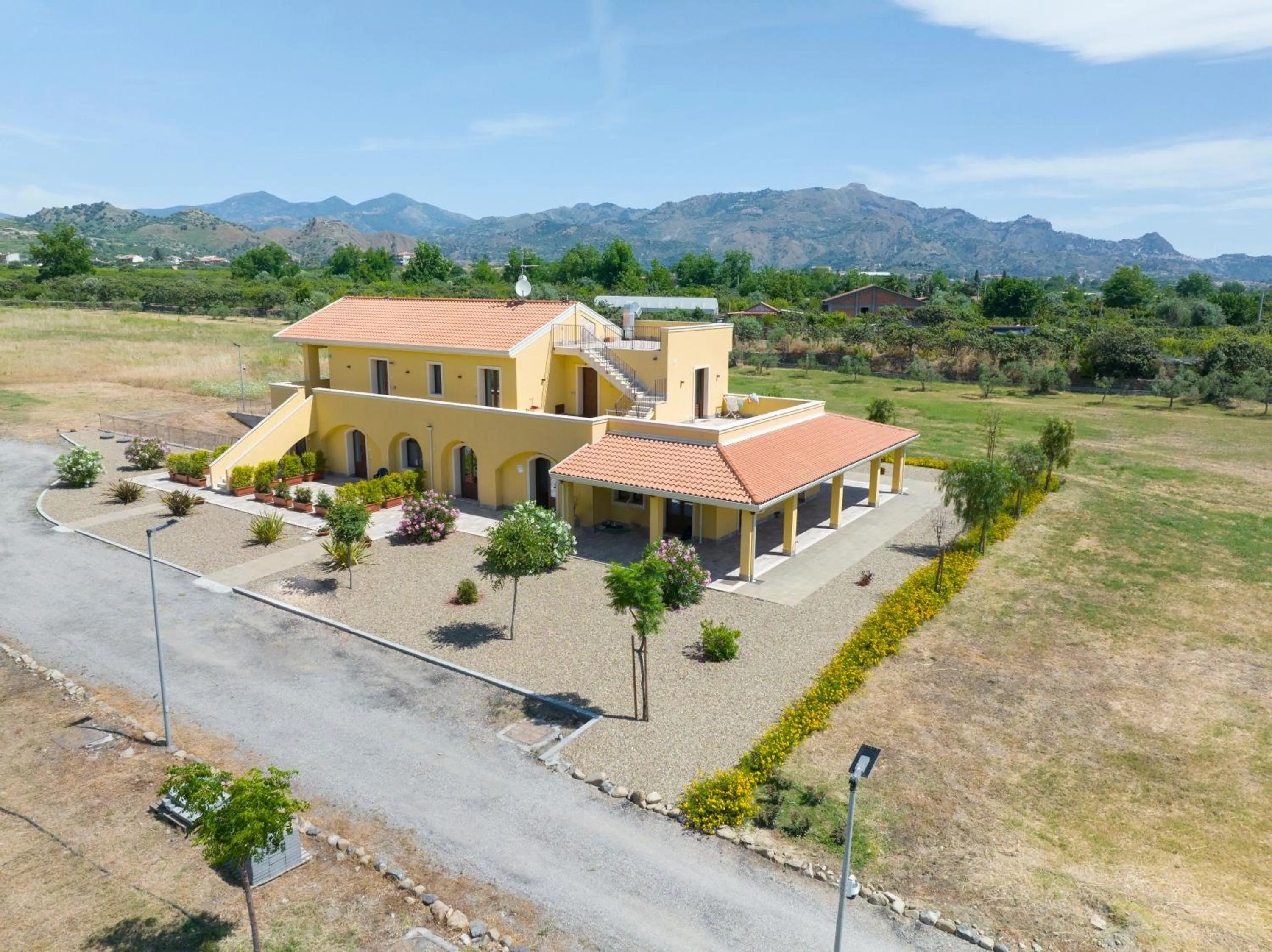 Bird's eye view in Minissale Farmhouse