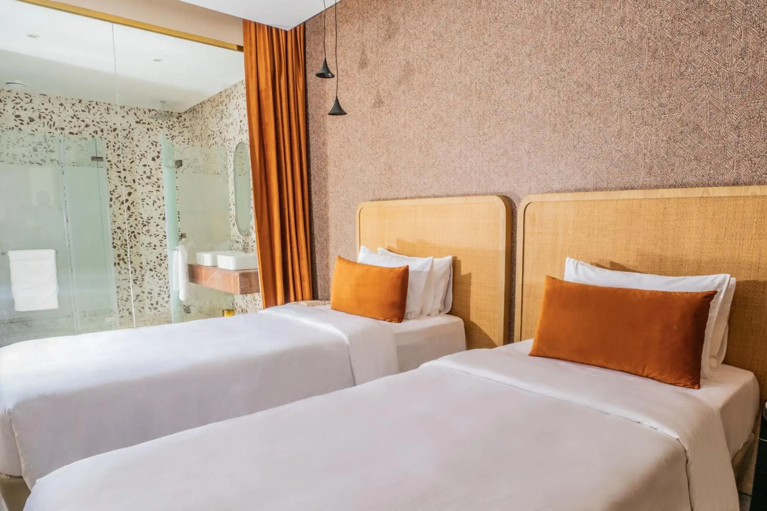 Deluxe Double or Twin Room in The House Hotel Al Khiran Deluxe Double or Twin Room in The House Hotel Al Khiran
