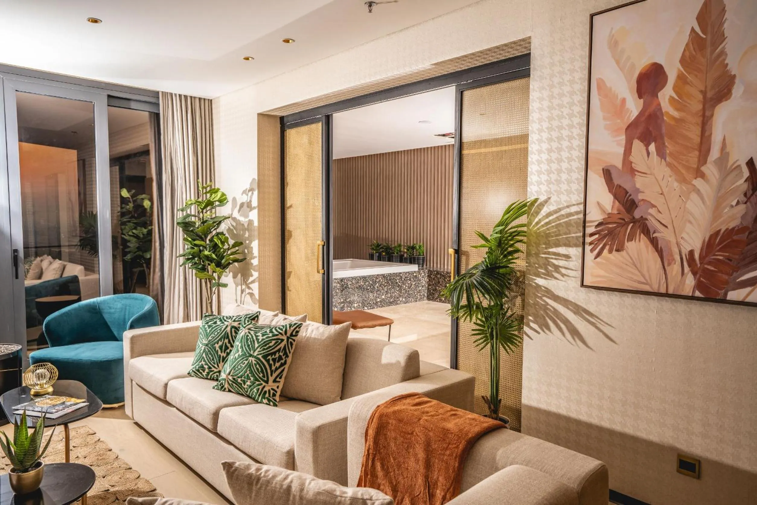 Living room in The House Hotel Al Khiran