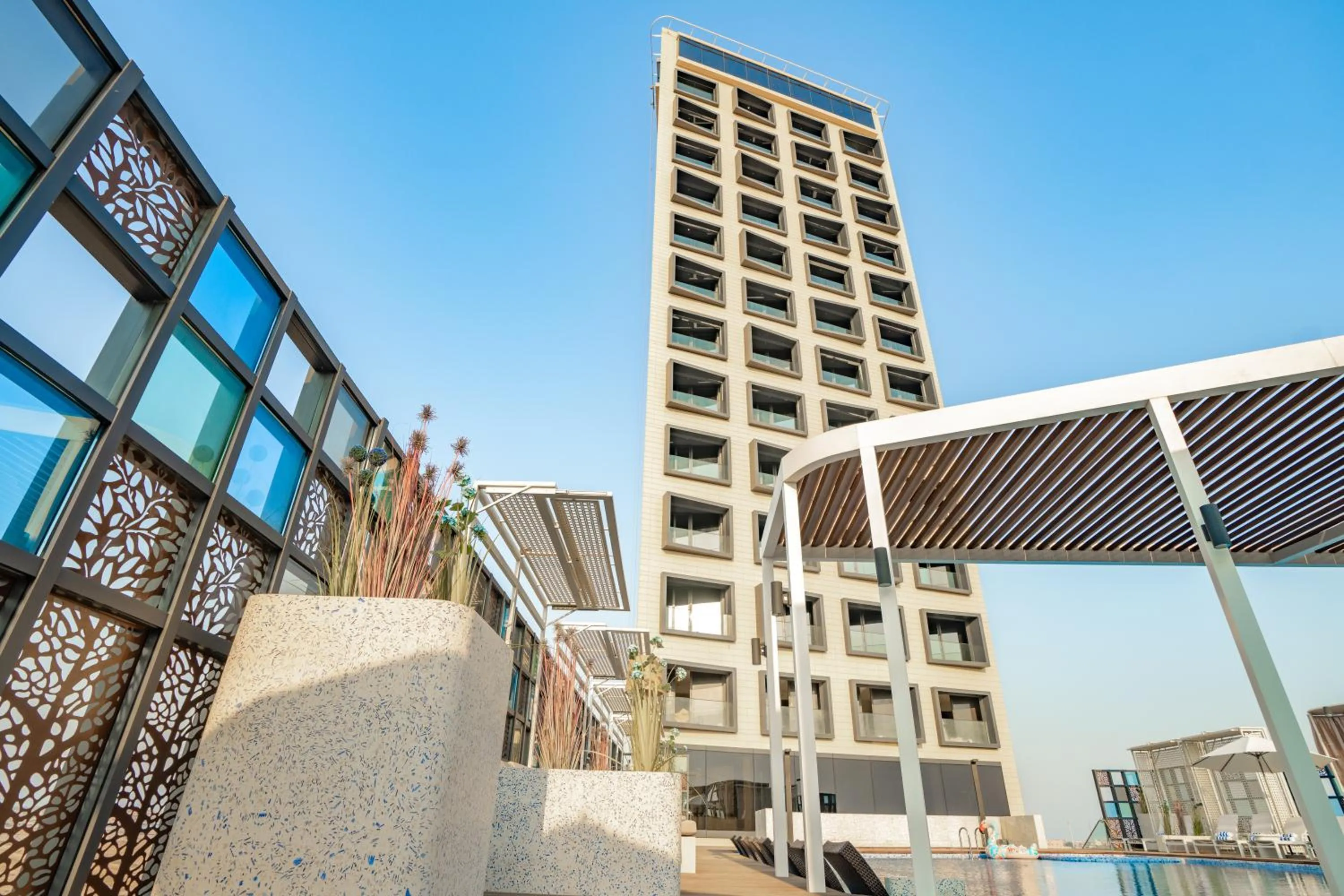 Property building in The House Hotel Al Khiran