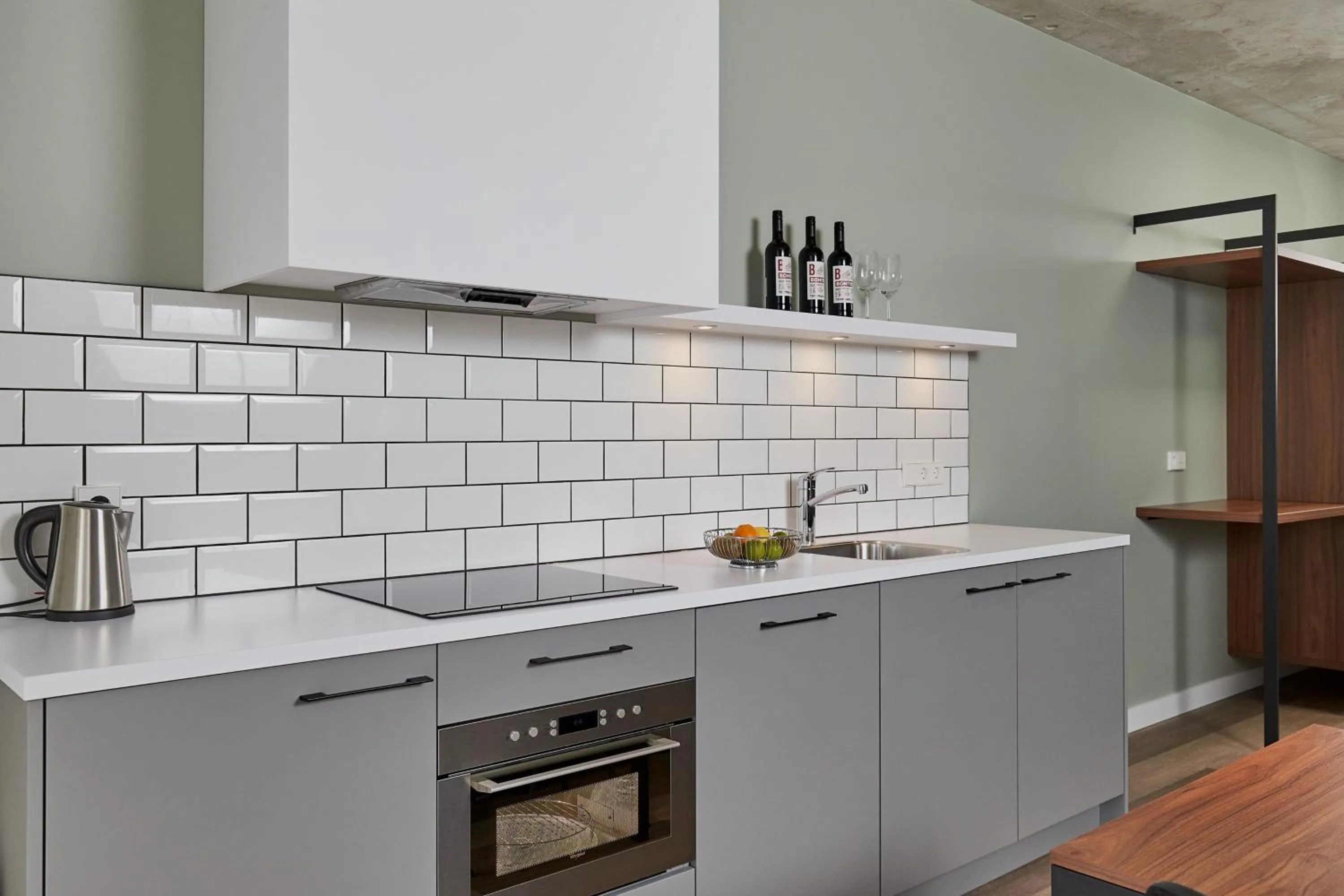 Kitchen or kitchenette in Corendon Apartments Amsterdam Schiphol Airport