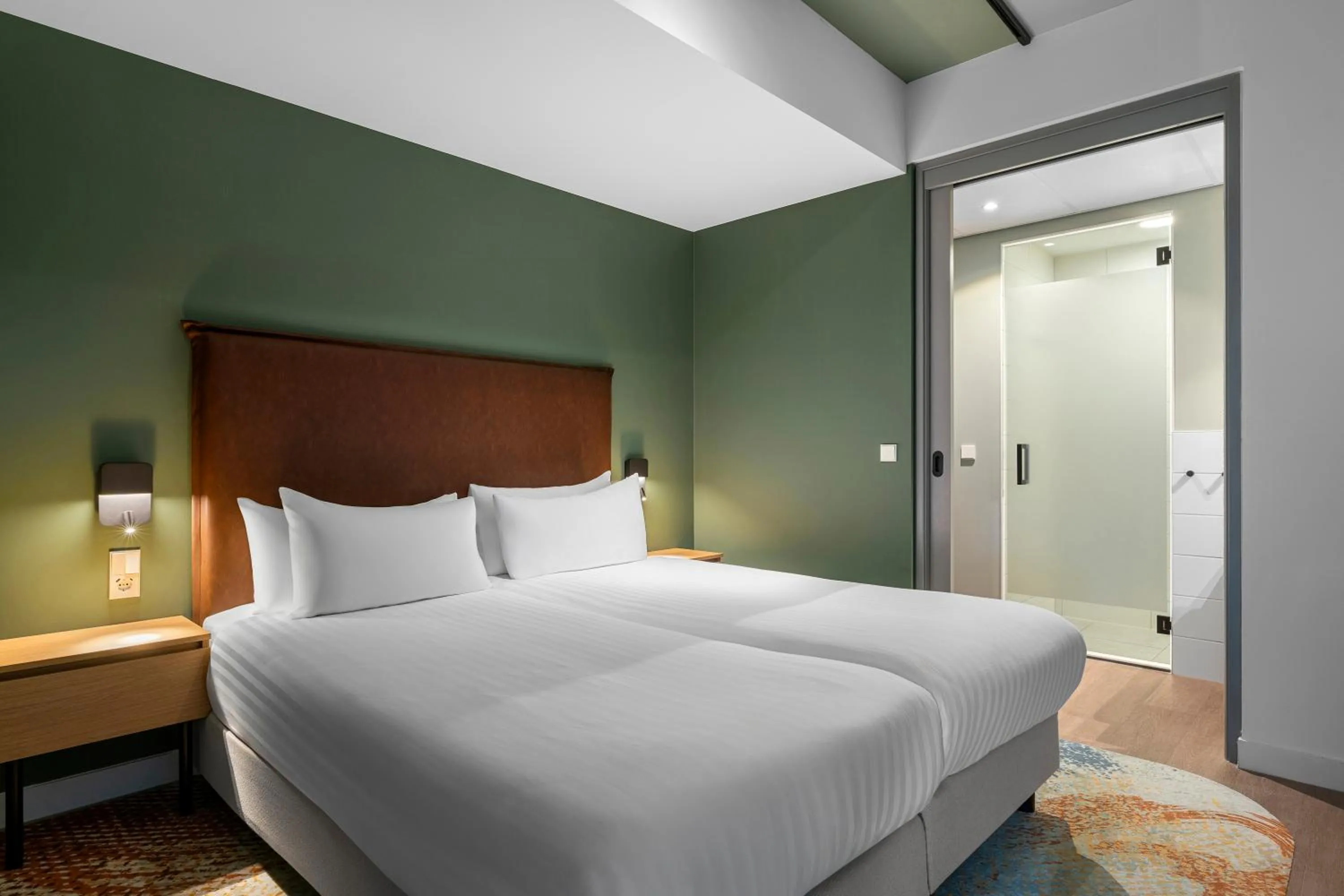 Bedroom, Bed in Corendon Apartments Amsterdam Schiphol Airport