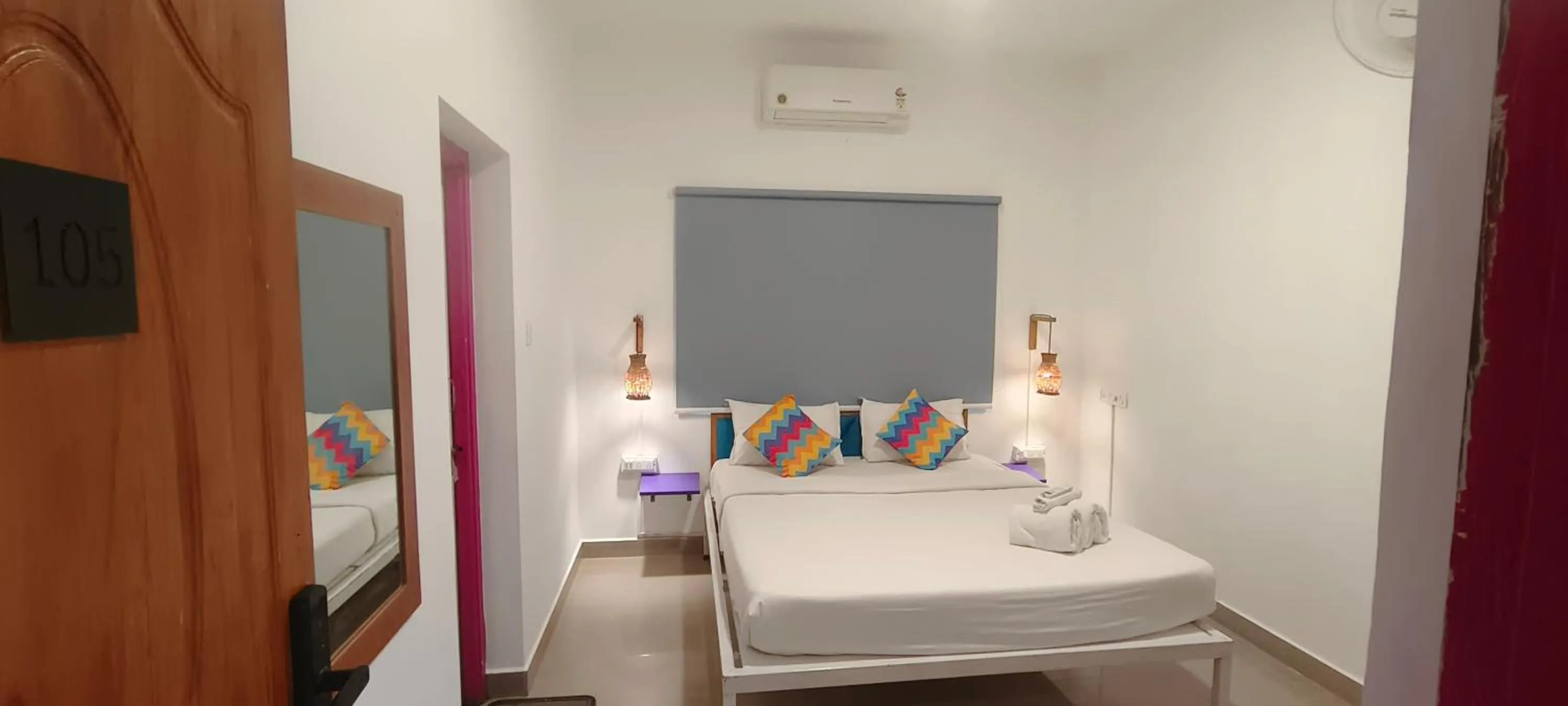 Bed in goSTOPS Coorg