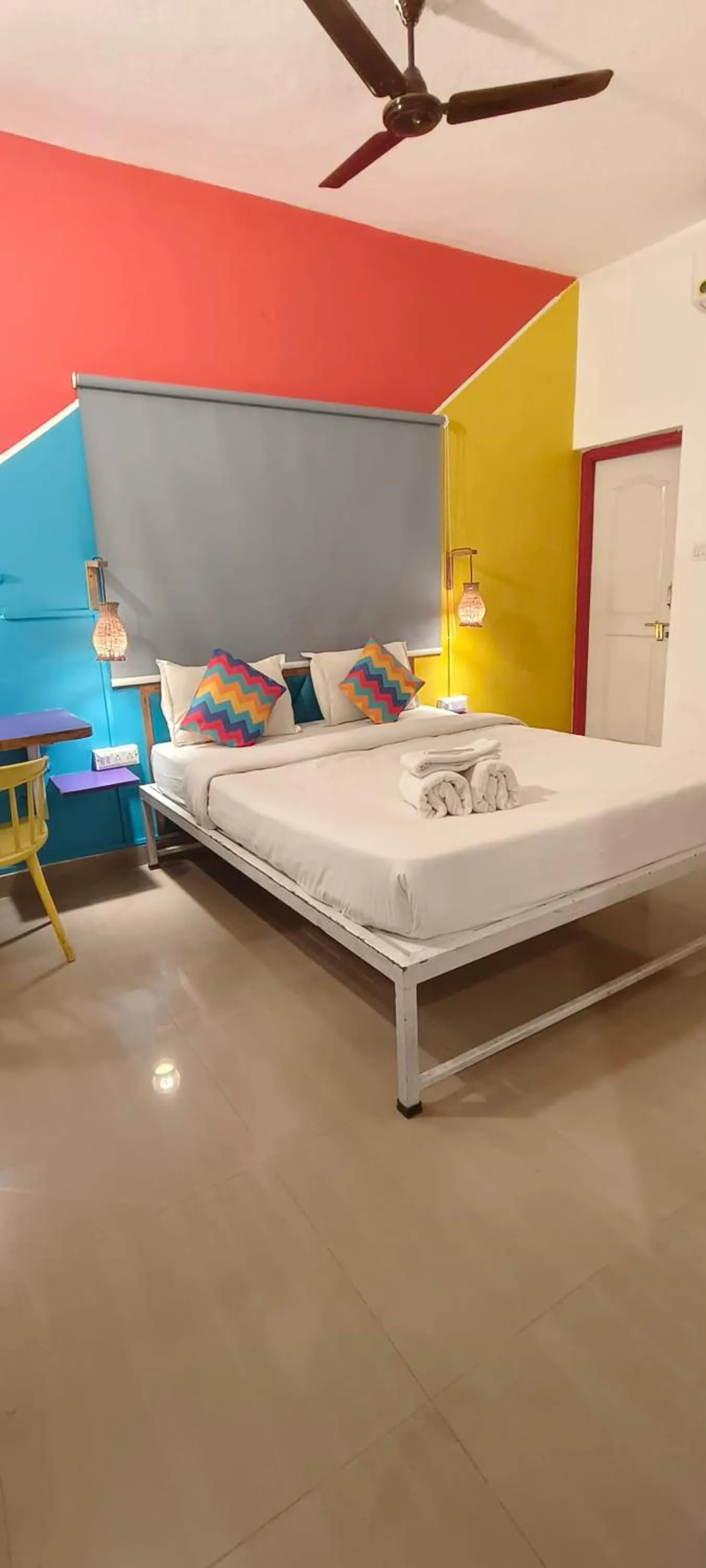 Bed in goSTOPS Coorg