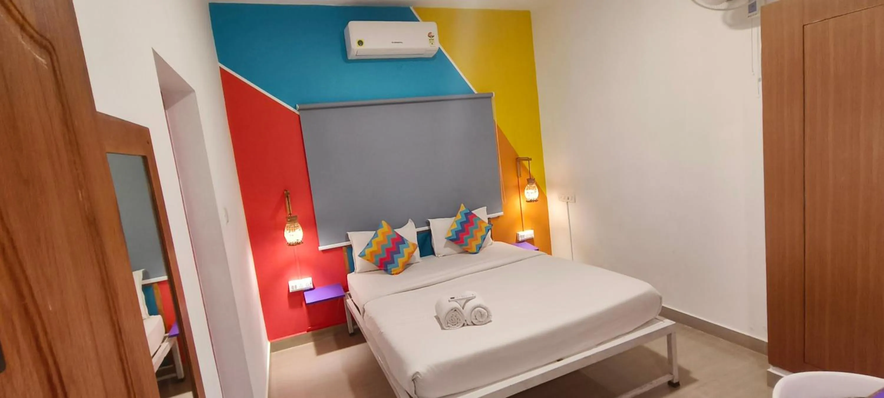 Bed in goSTOPS Coorg