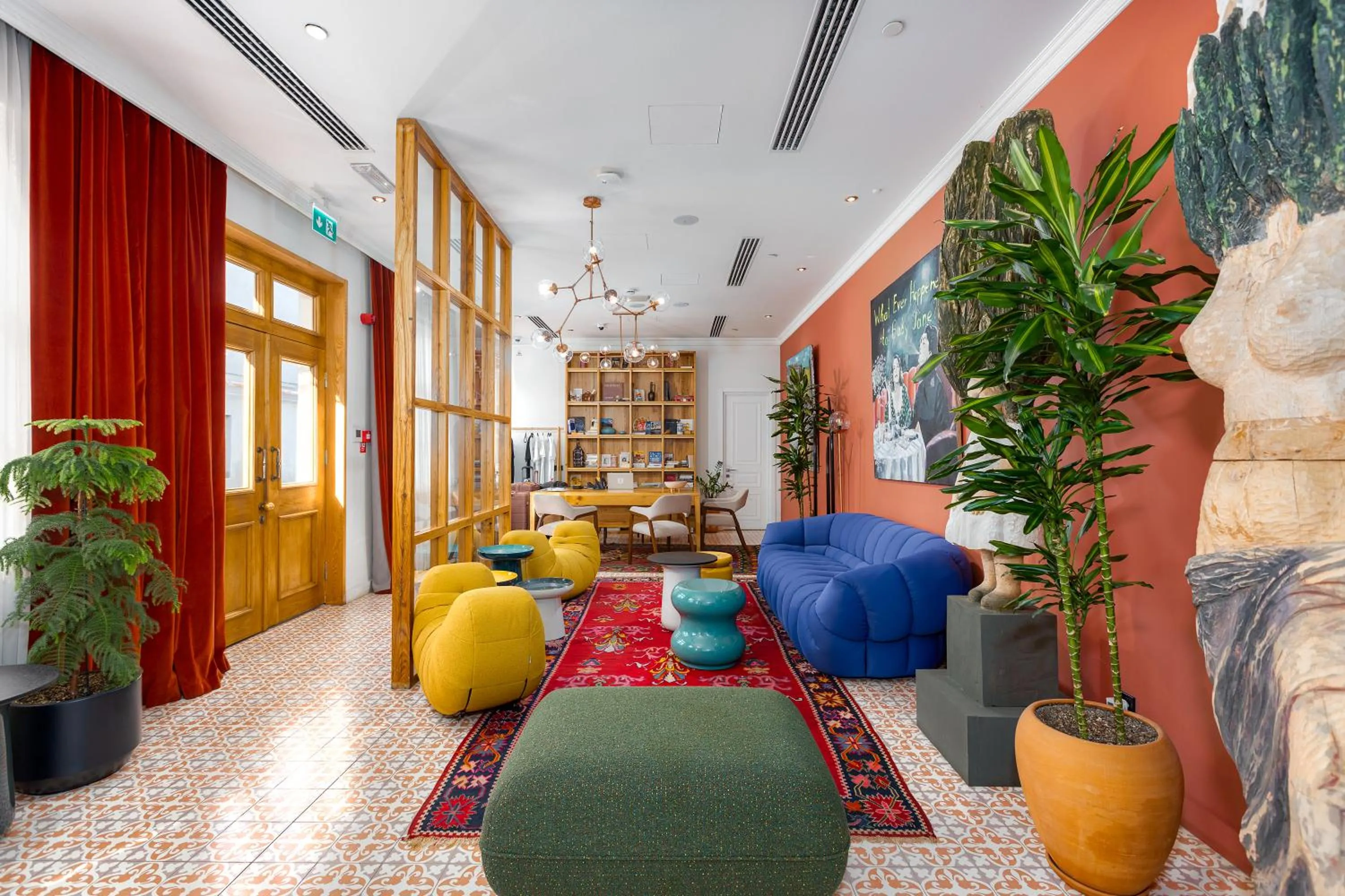 Lobby or reception in The Blue Fox Hotel