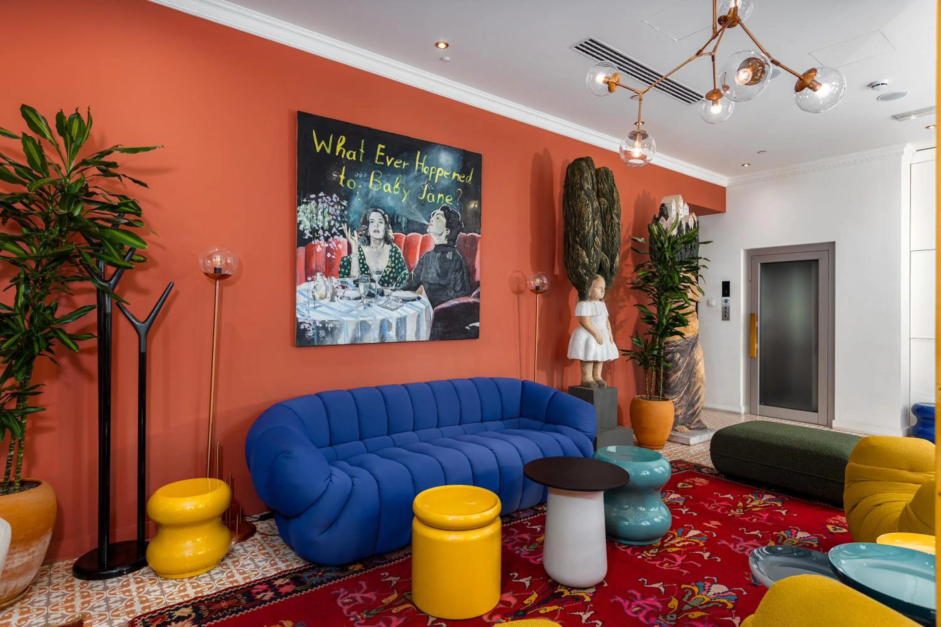 Lobby or reception in The Blue Fox Hotel