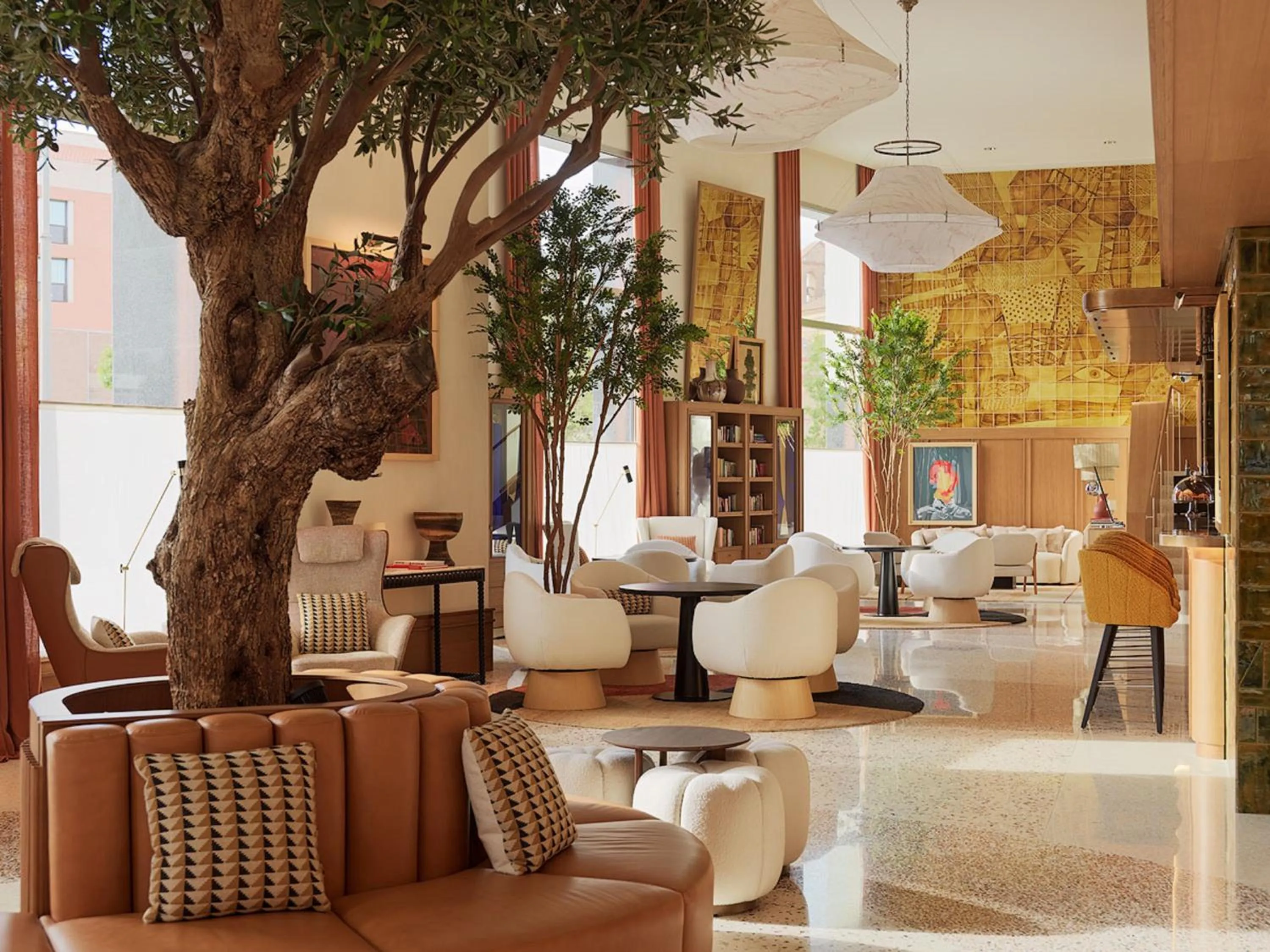 Lobby or reception in H10 Croma Málaga