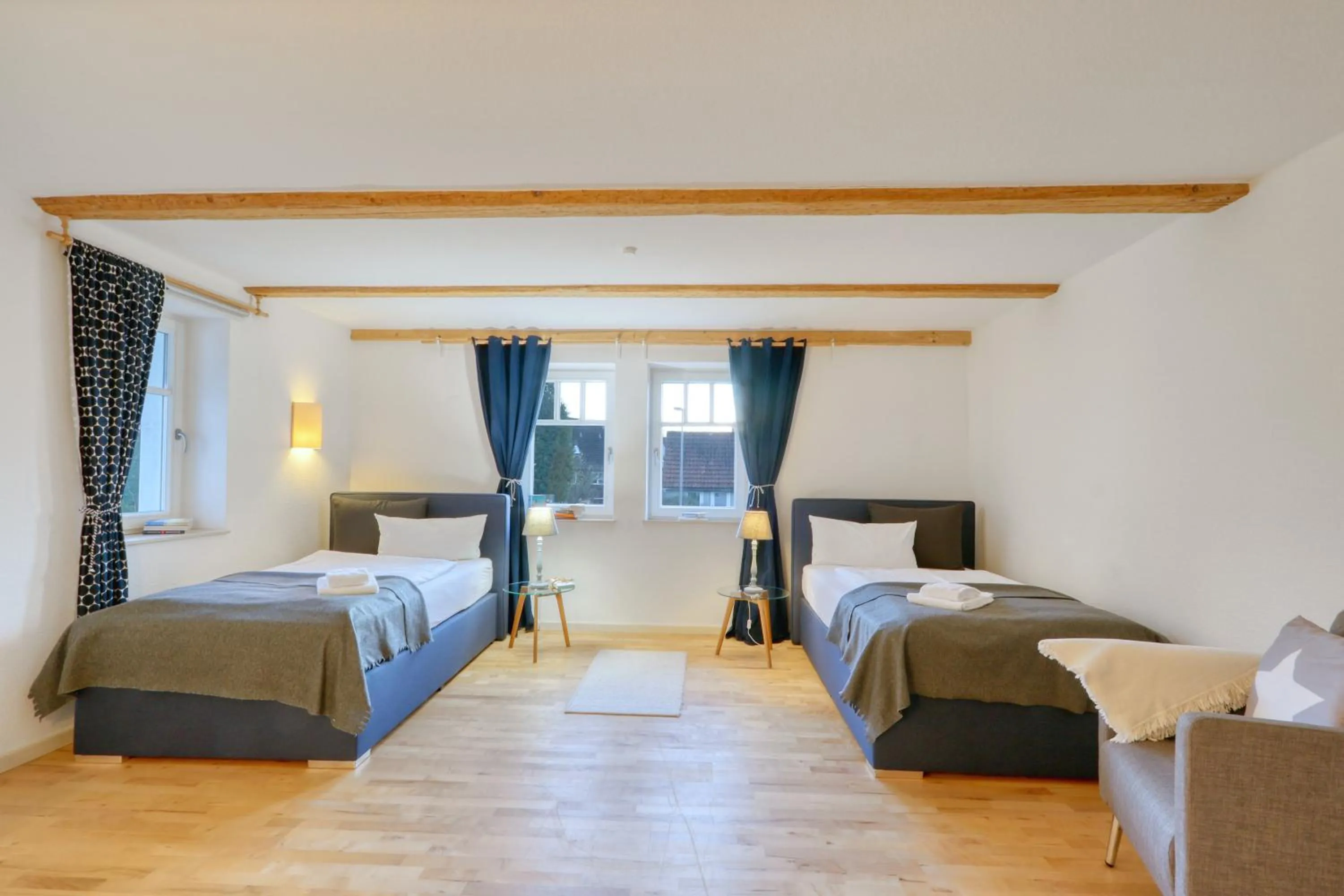 Bed in Harz-Urlaubs-Alm Hotel & Ferienhäuser