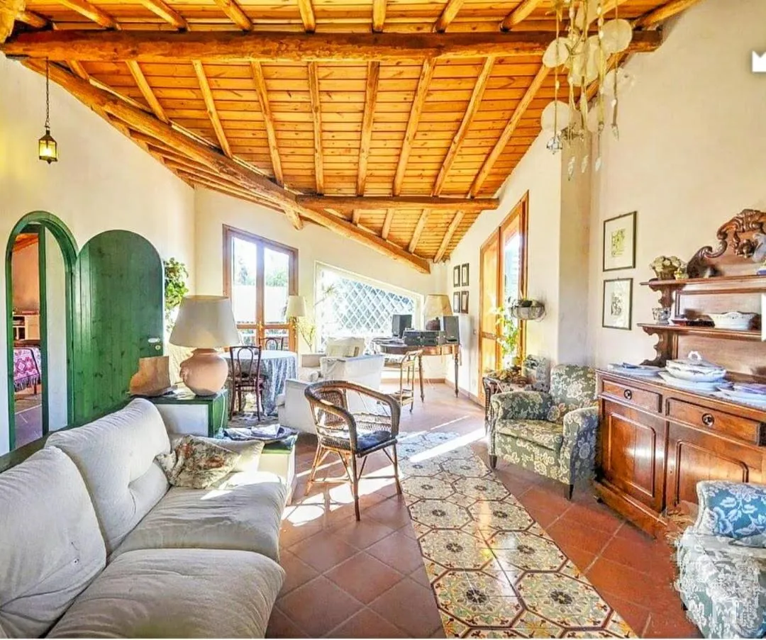 Seating area in B&B La Casa del Ficus