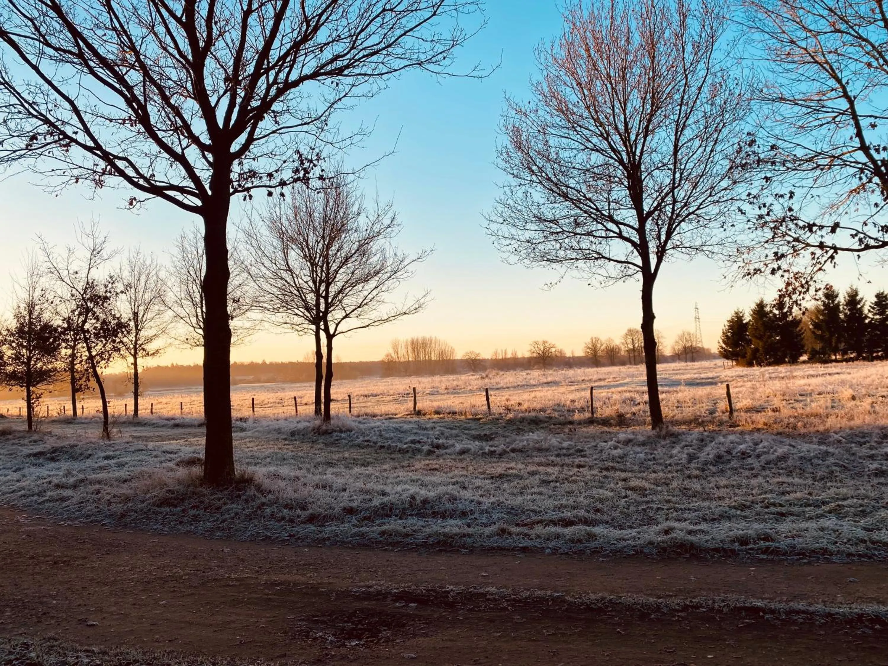 Natural landscape in B&B Op de Soursehof