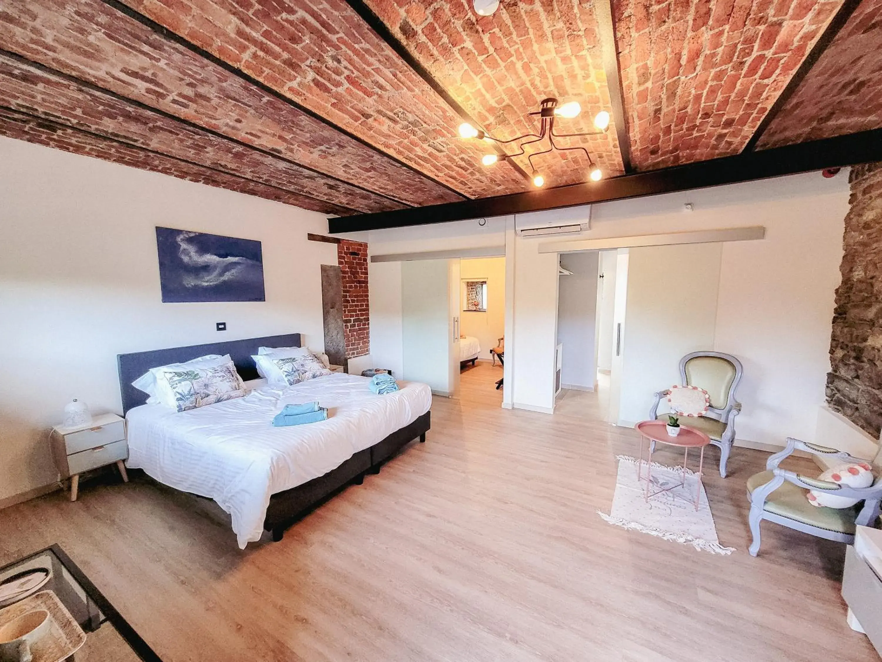 Triple Room with Garden View - single occupancy in Au bout de mes rêves Triple Room with Garden View - single occupancy in Au bout de mes rêves