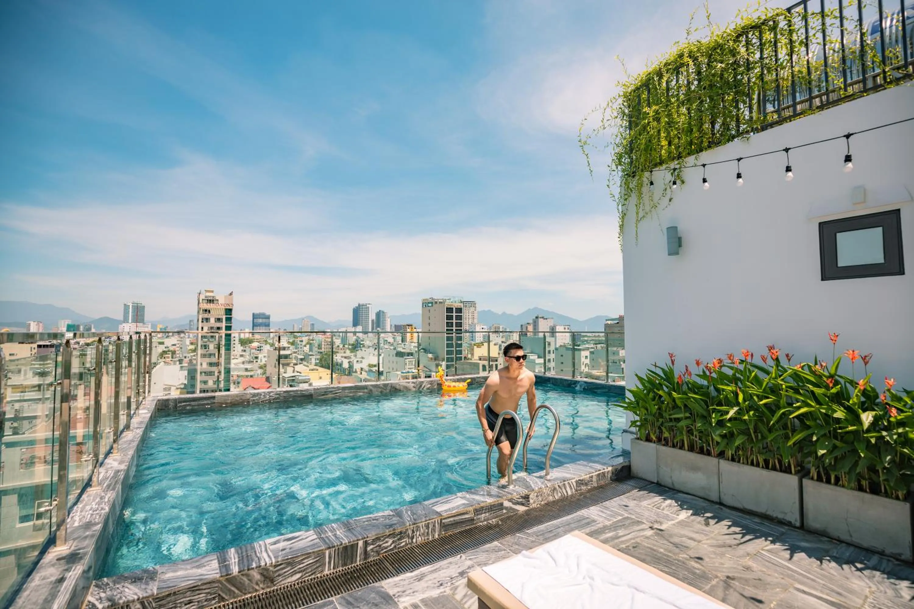 Pool view in The Dream Suite
