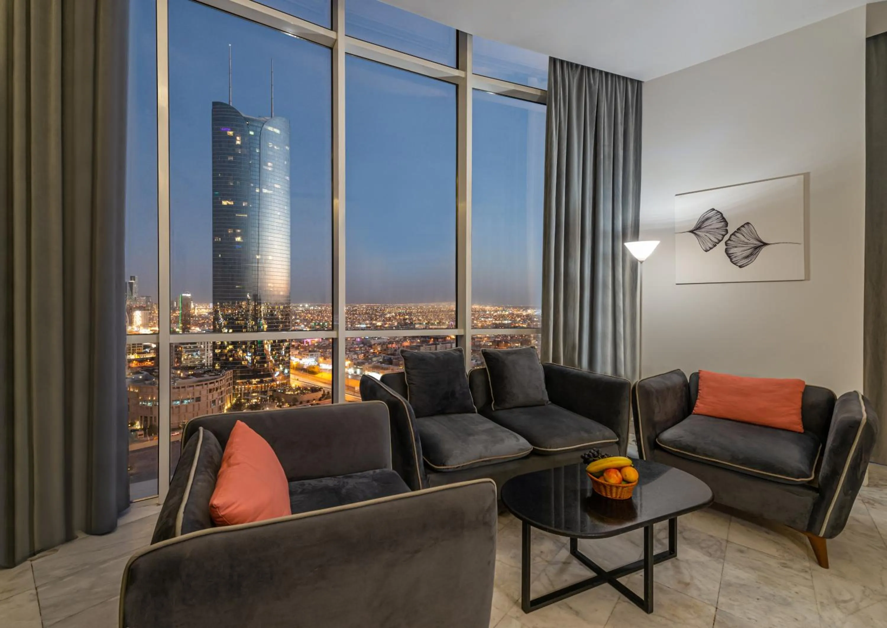 Seating area in HDB Al Sahafa