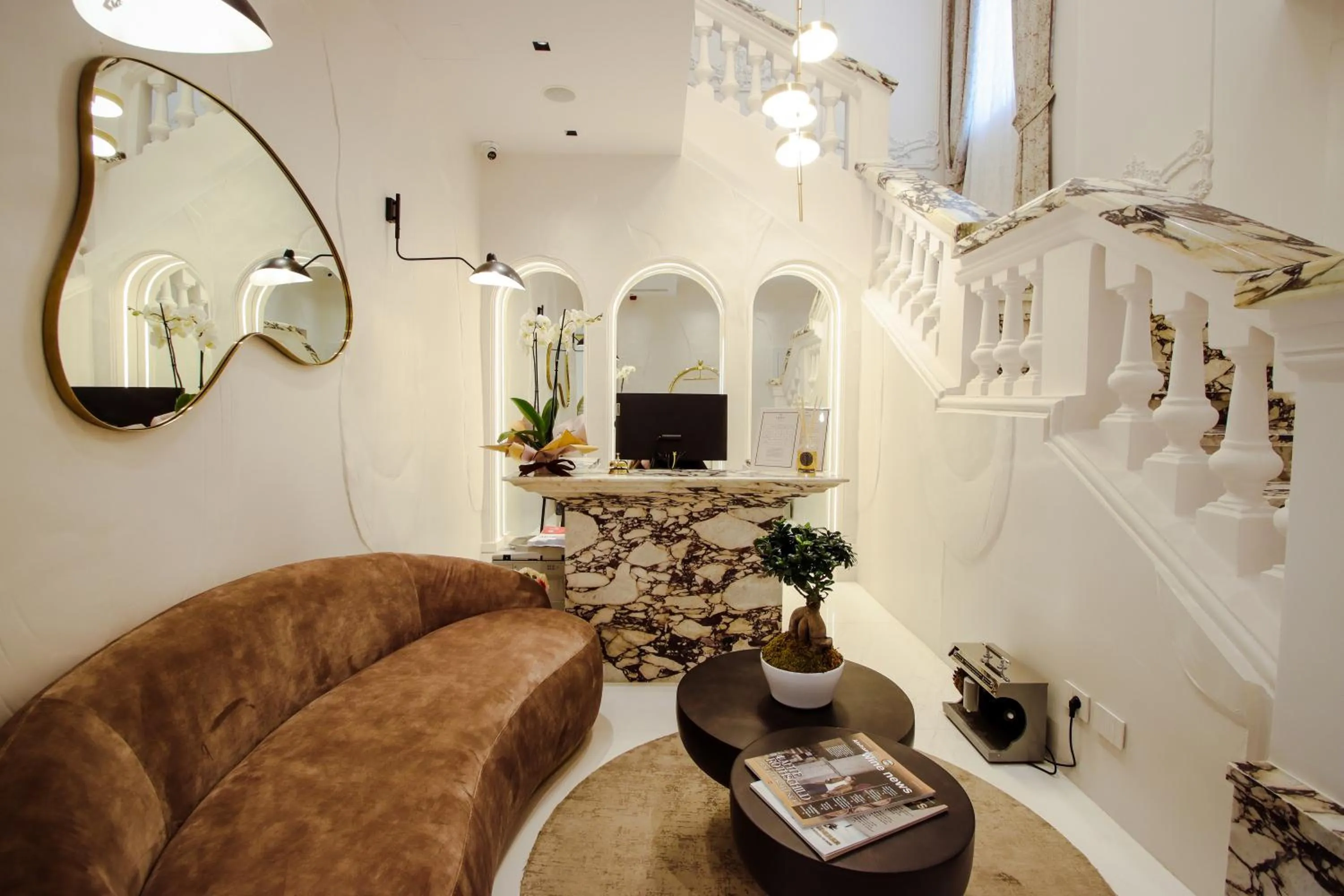 Lobby or reception in The Crown Boutique Hotel & SPA