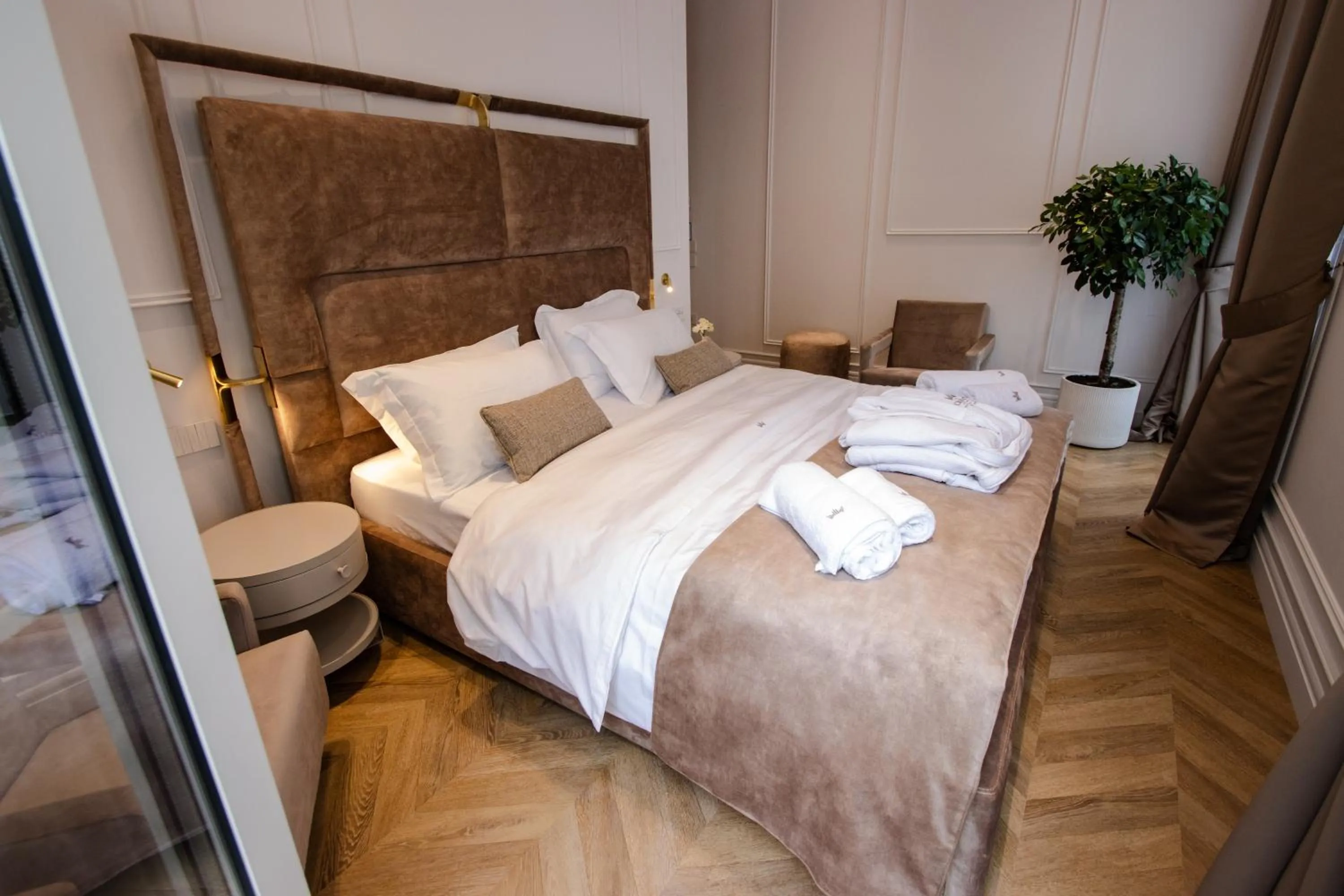 Photo of the whole room, Bed in The Crown Boutique Hotel & SPA