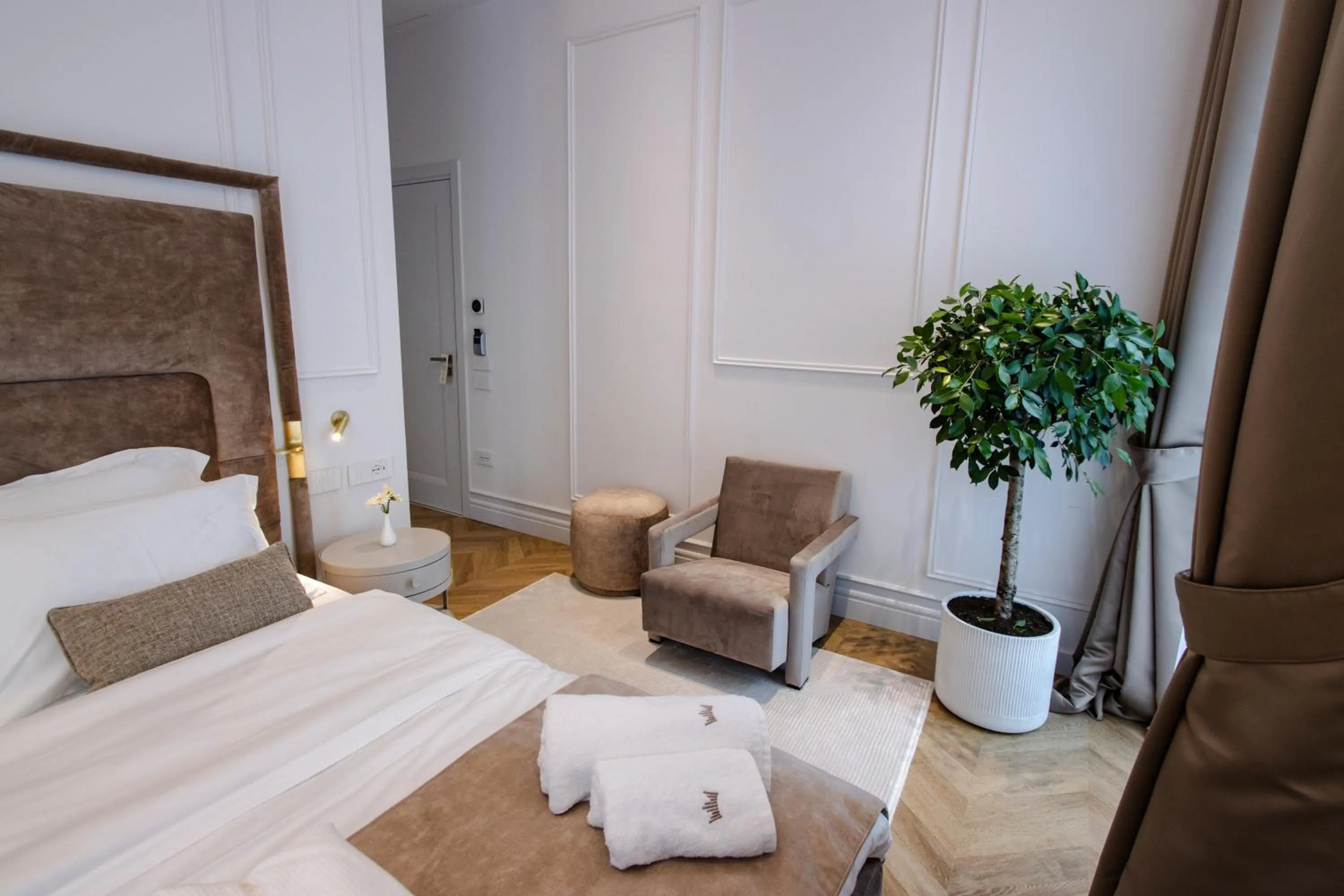 Photo of the whole room, Bed in The Crown Boutique Hotel & SPA