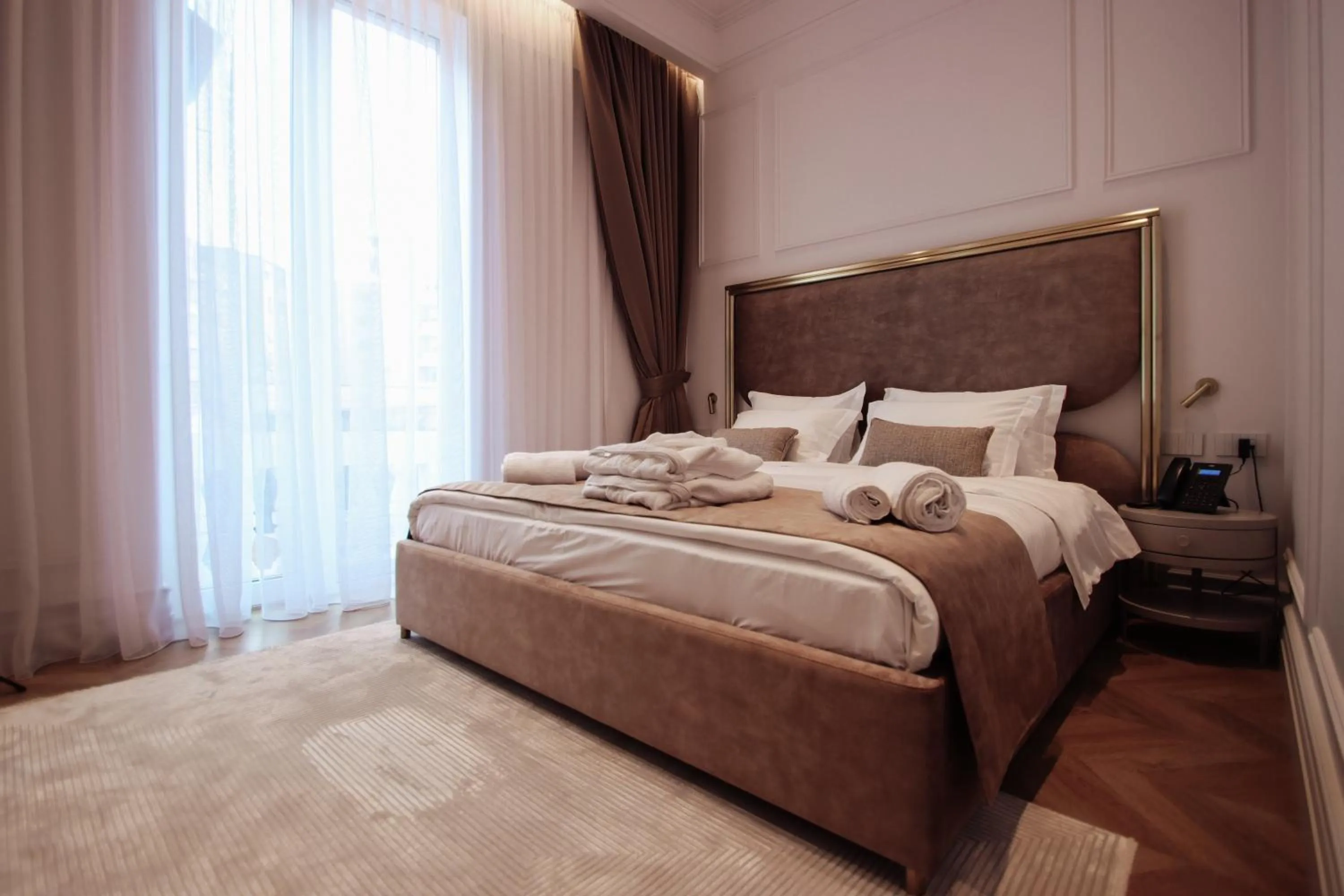 Photo of the whole room, Bed in The Crown Boutique Hotel & SPA