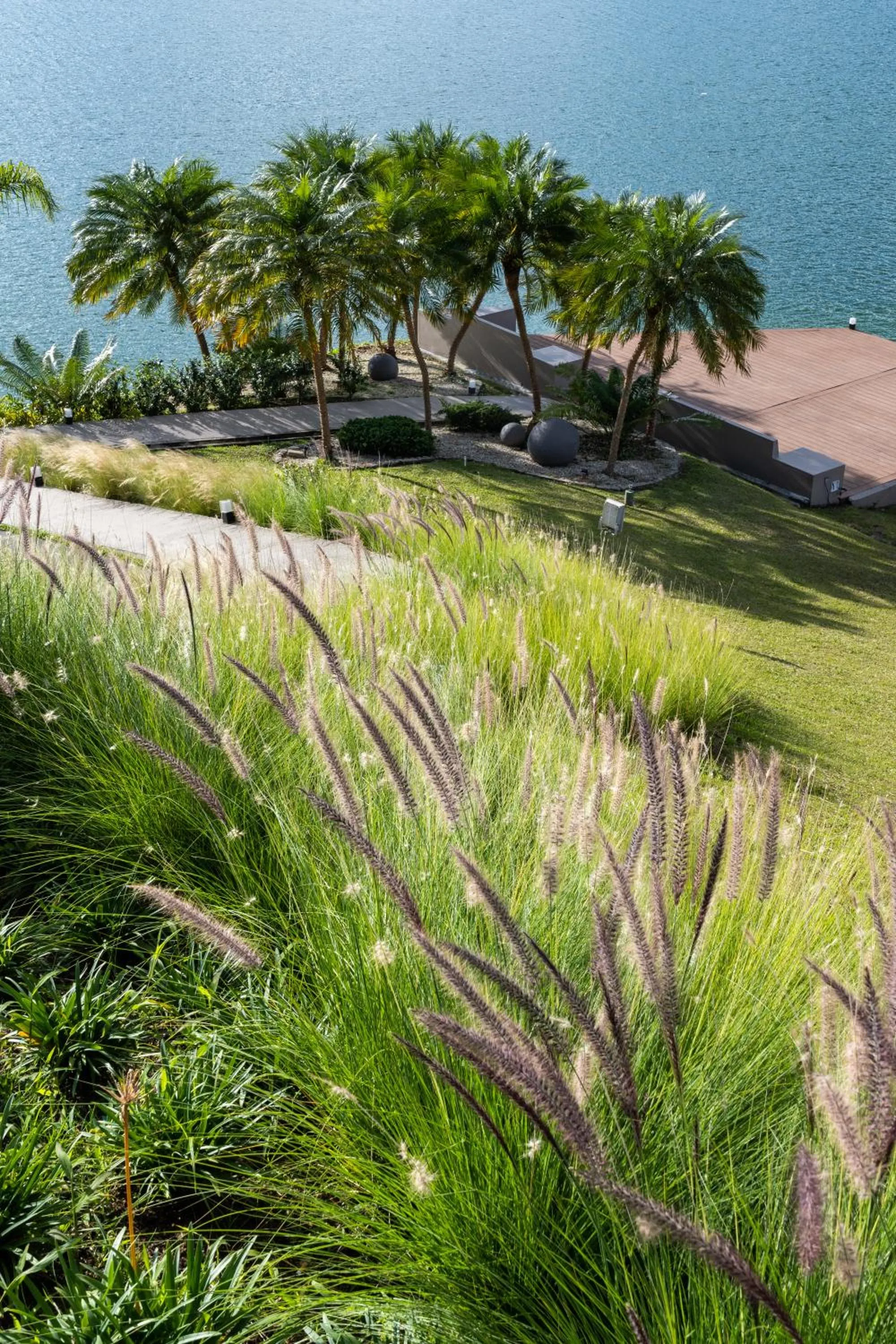 Natural landscape in Tau House