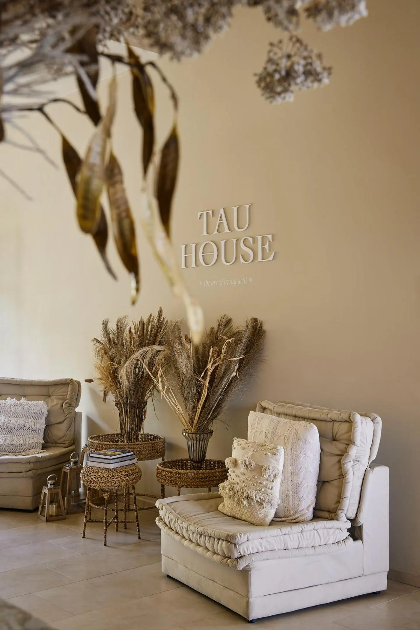 Lobby or reception in Tau House