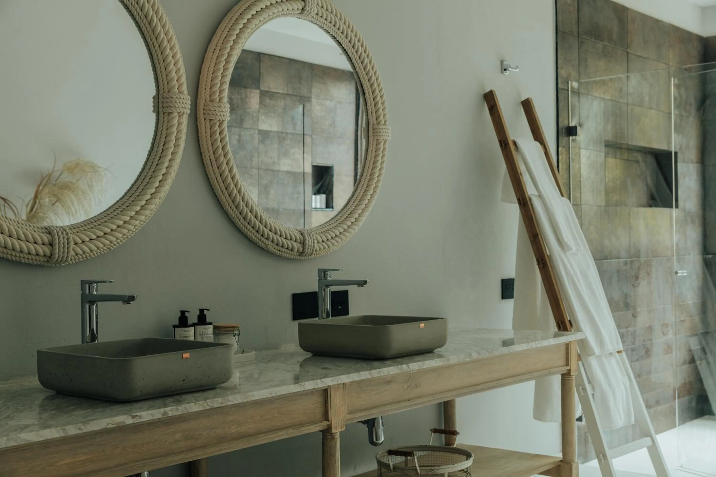 Bathroom in Tau House