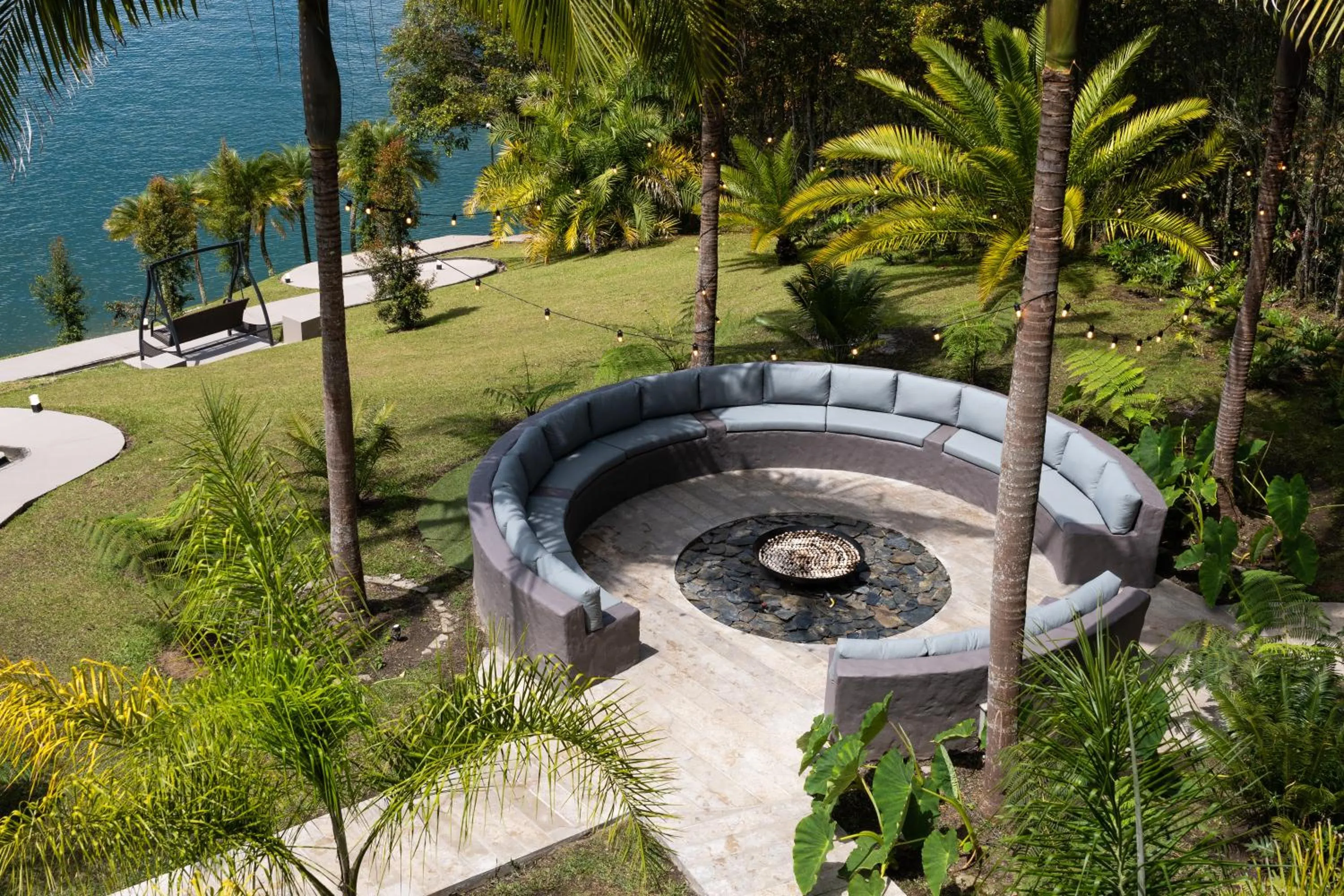 Natural landscape in Tau House