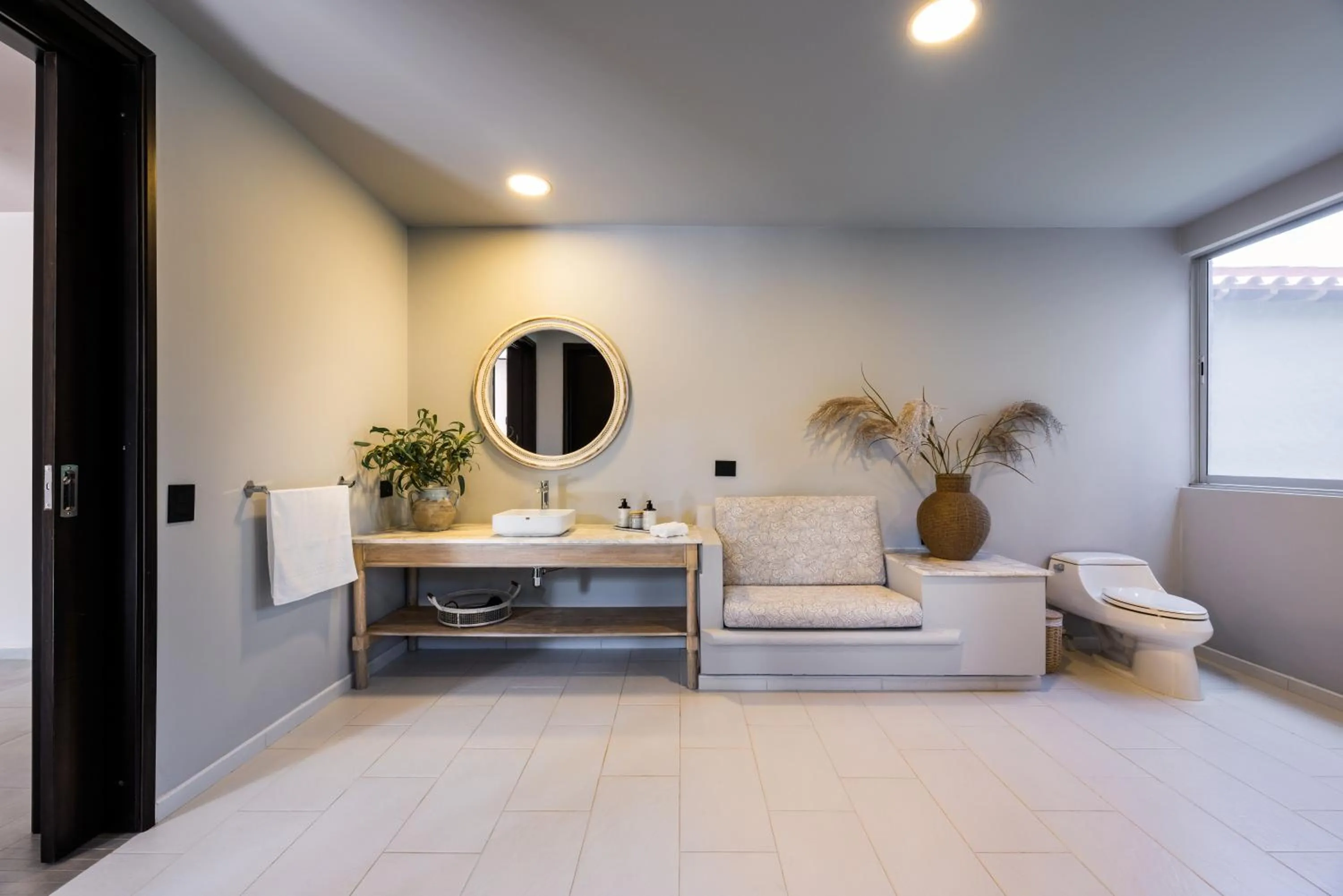 Bathroom in Tau House