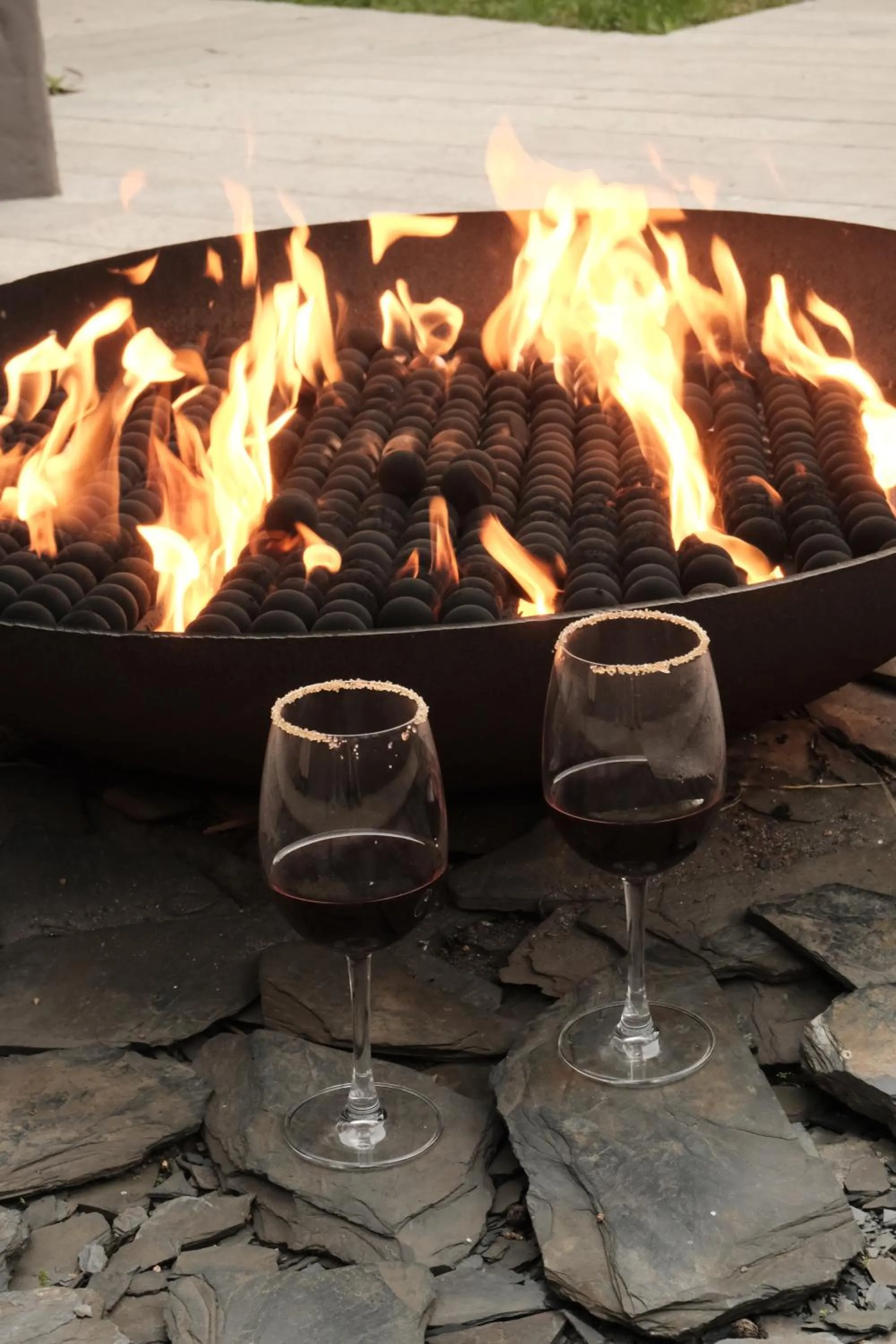 Living room in Tau House