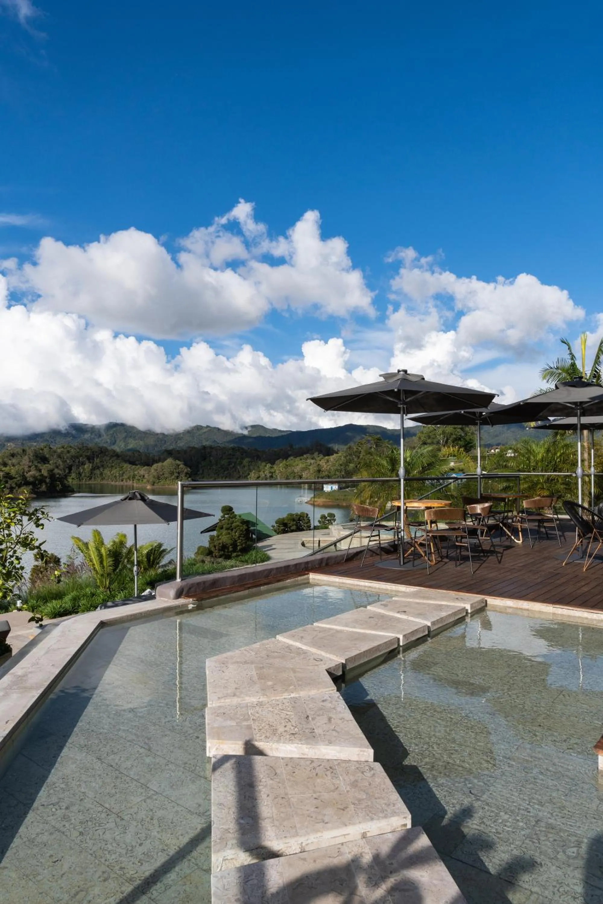 Lake view in Tau House