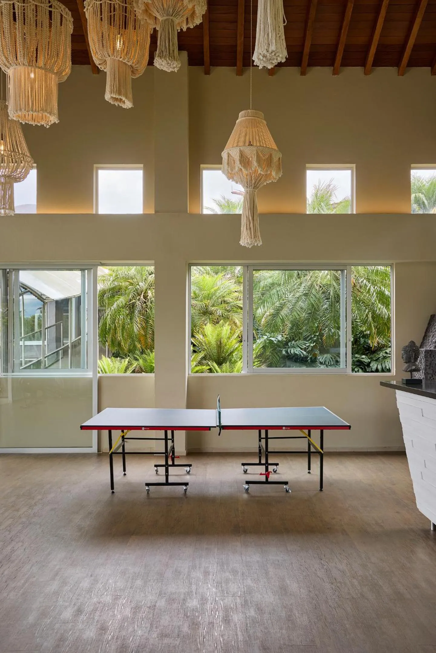 Living room in Tau House