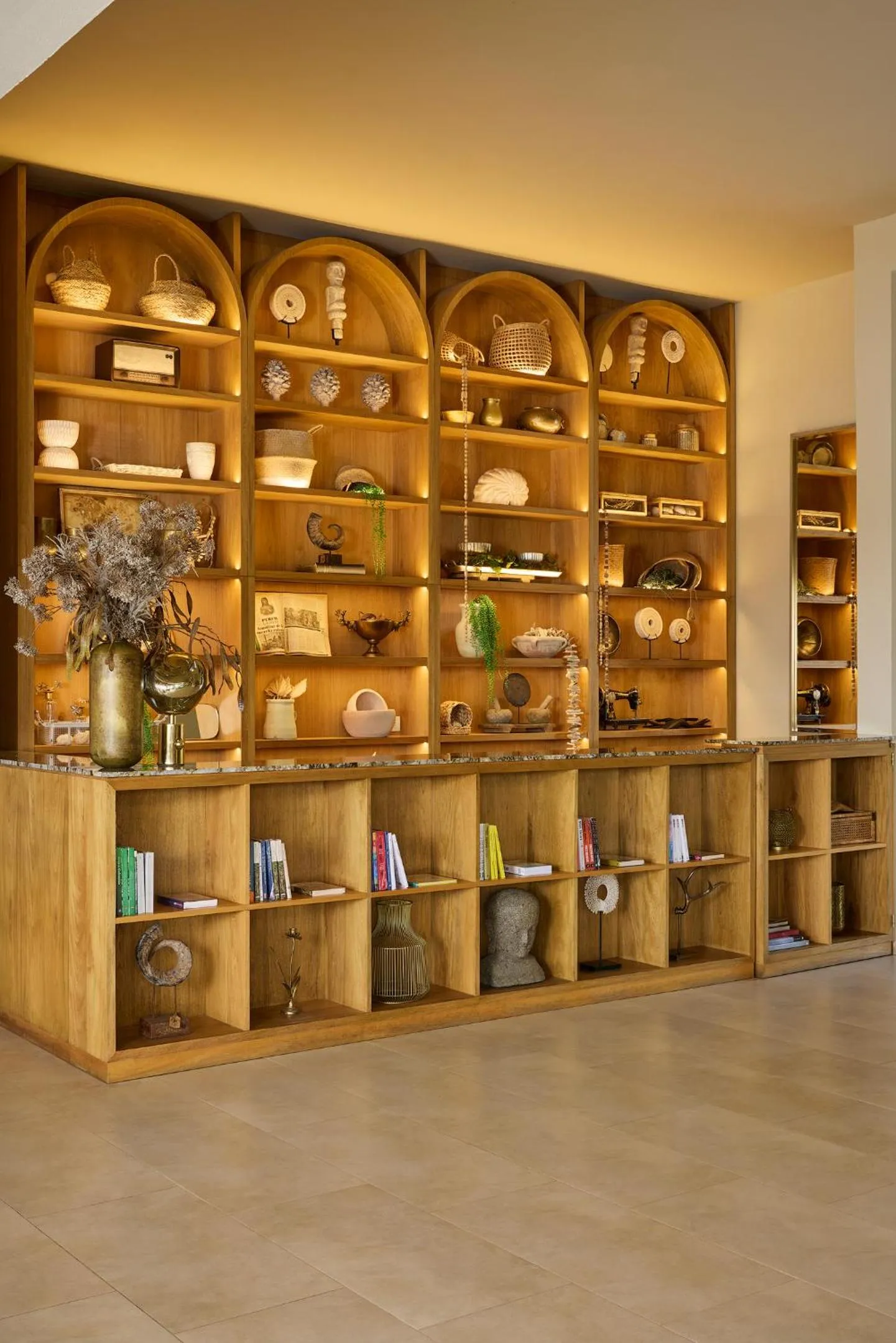 Lobby or reception in Tau House