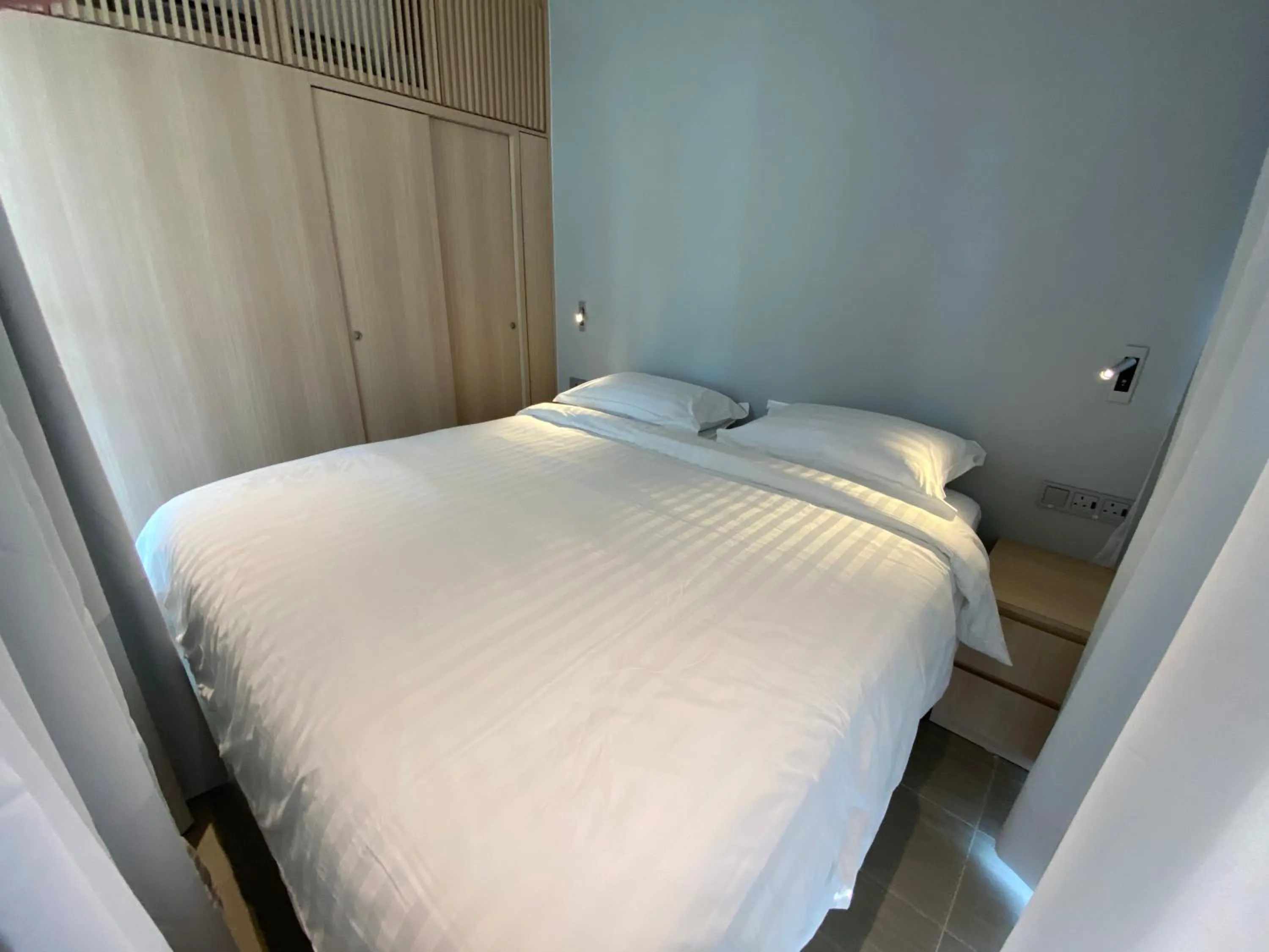 Bed in Shipping Container Hotel At One-north